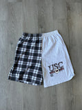 Vintage University of South Carolina Gamecocks split-design lounge shorts