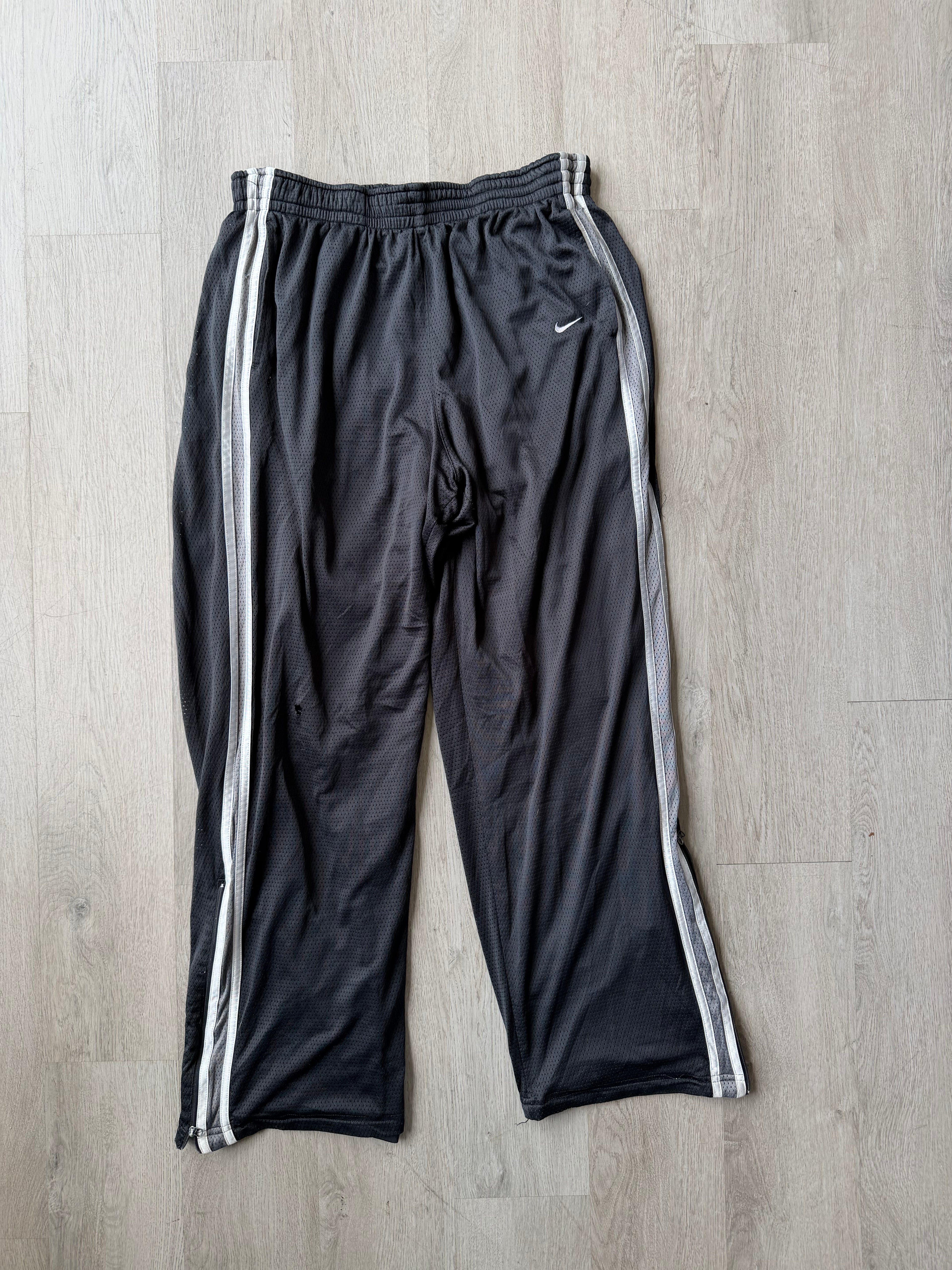Vintage Nike Mesh Zip Ankle Track Pants