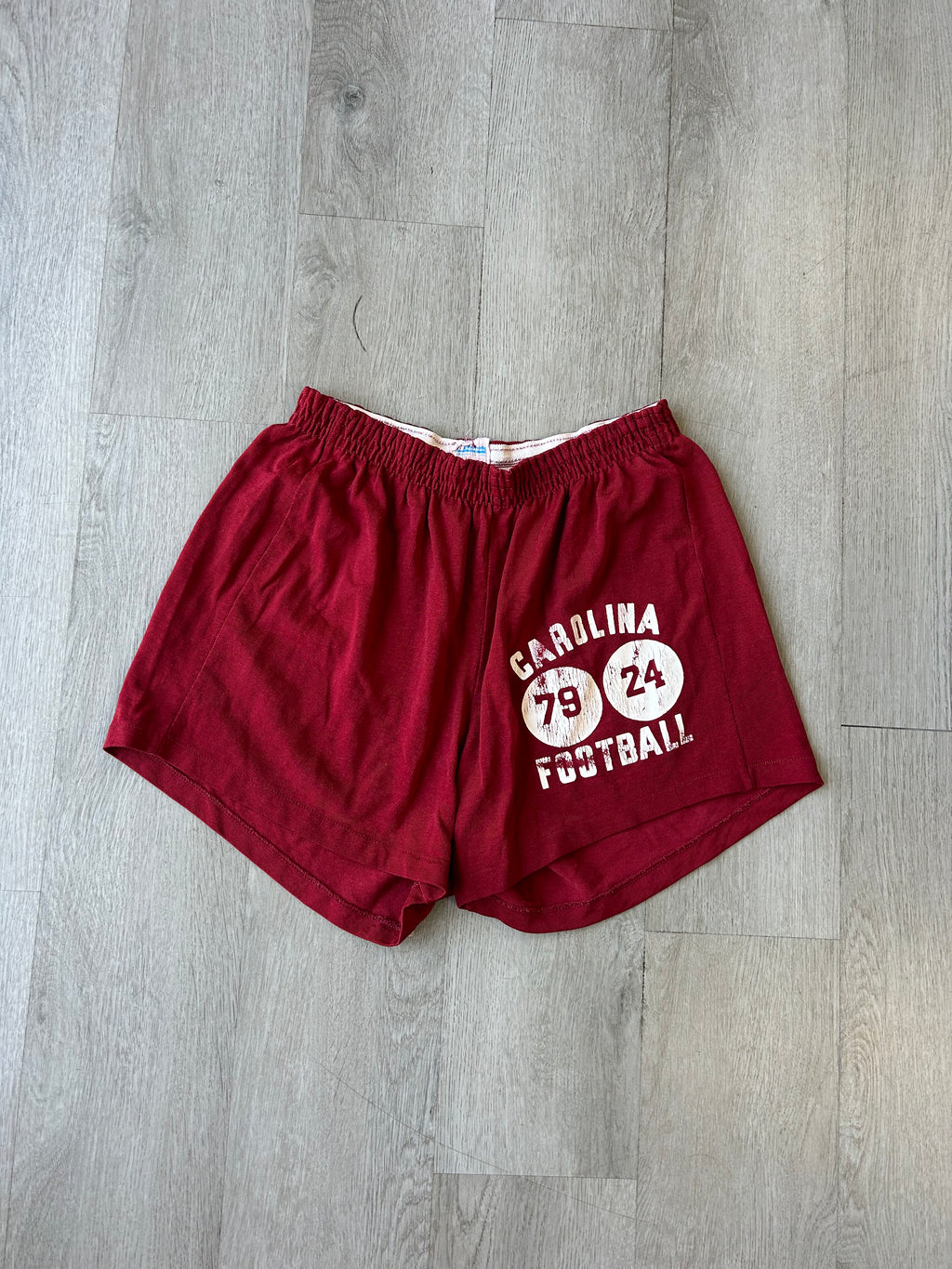Vintage University of South Carolina Gamecocks Football Gym Shorts