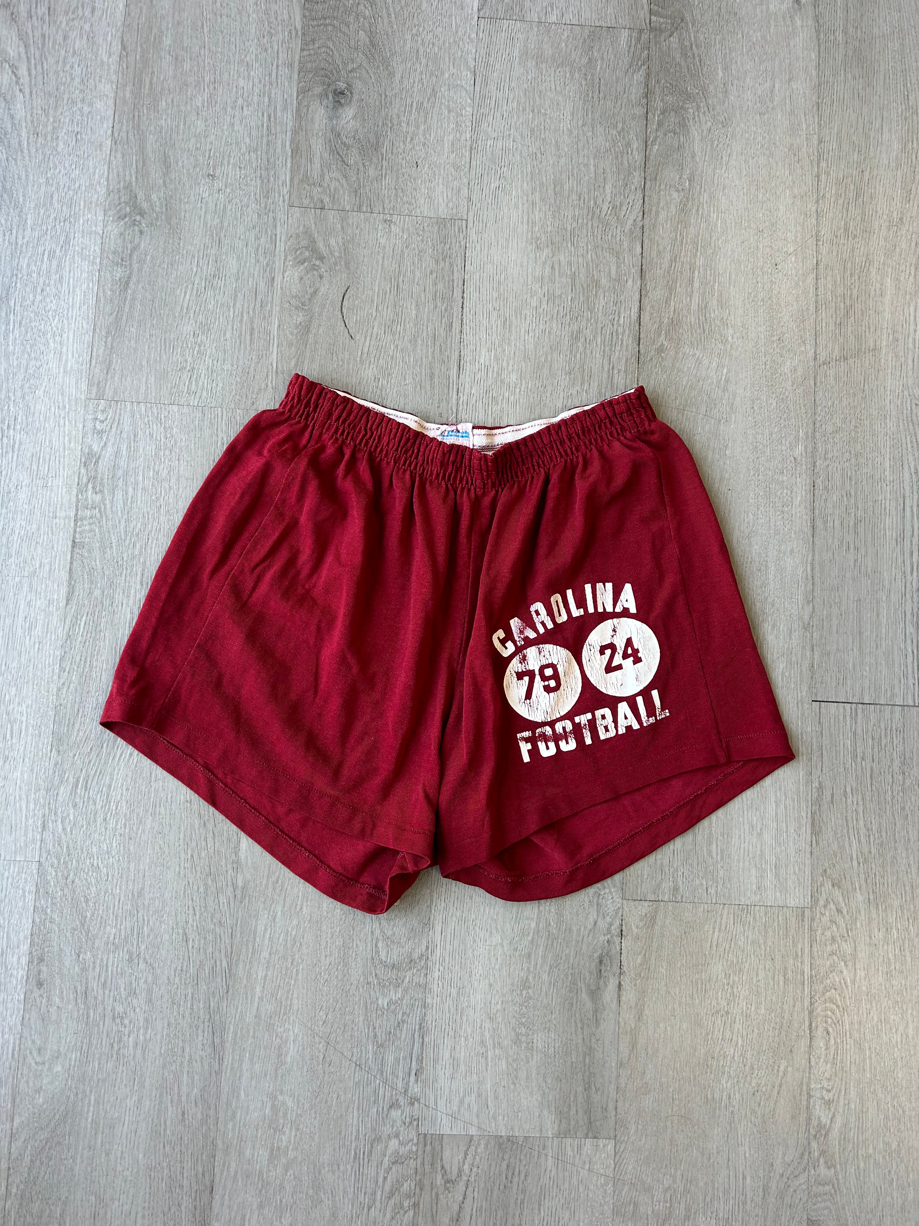 Vintage University of South Carolina Gamecocks Football Gym Shorts