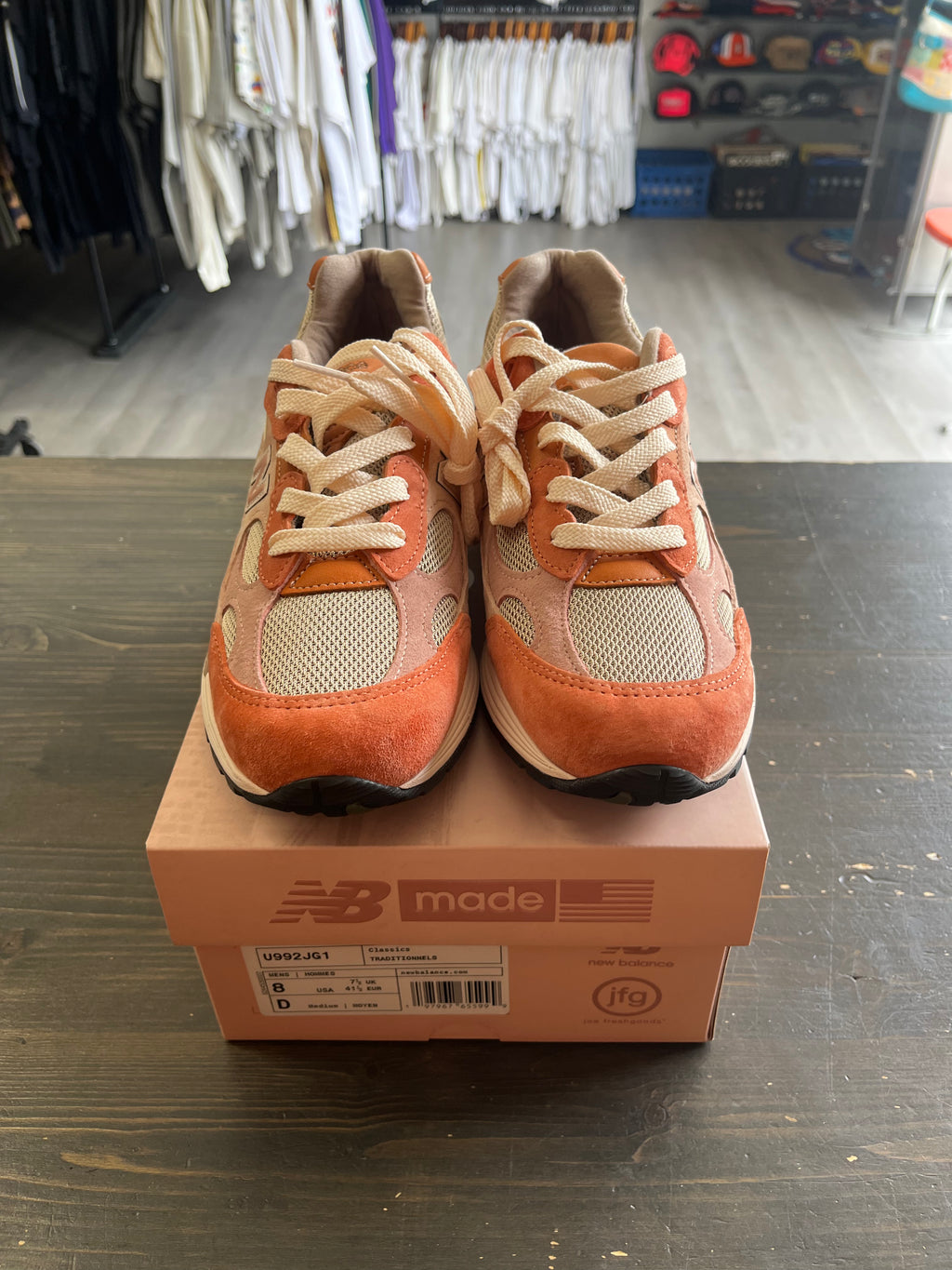 Pre-Owned New Balance 992 MiUSA Joe Freshgoods Aged Well
