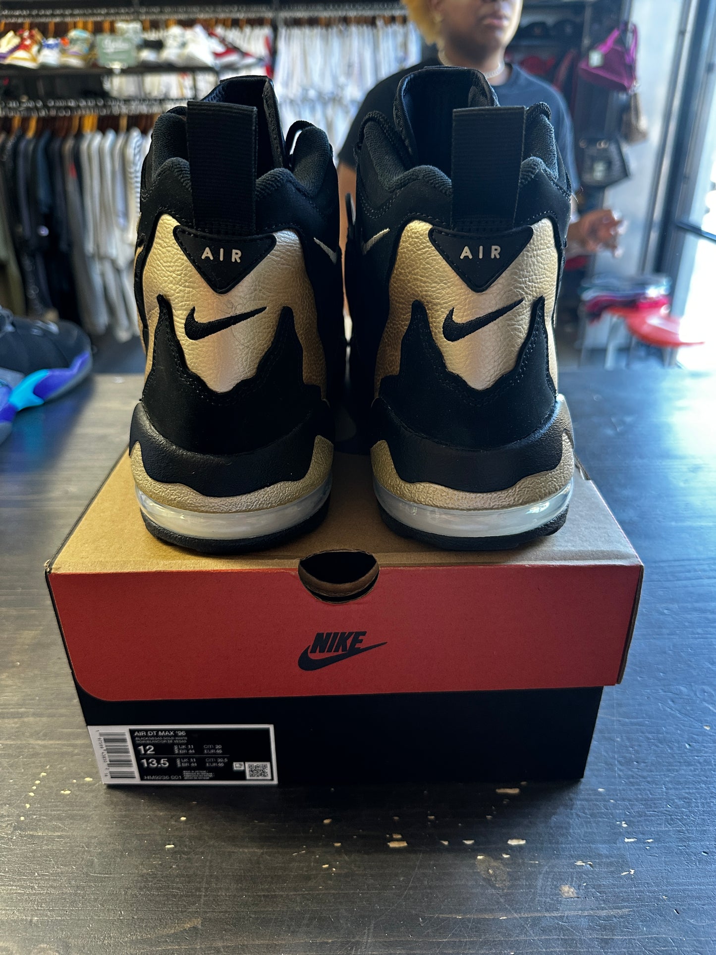 Pre-Owned Nike Air DT Max ‘96 Black Vegas Gold