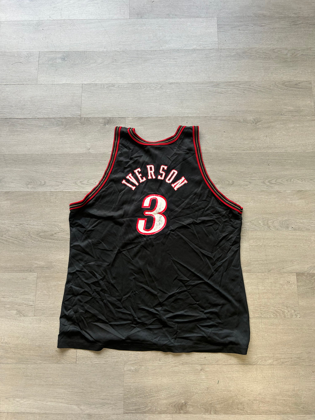 Vintage 90s Champion Allen Iverson Philadelphia 76ers Jersey