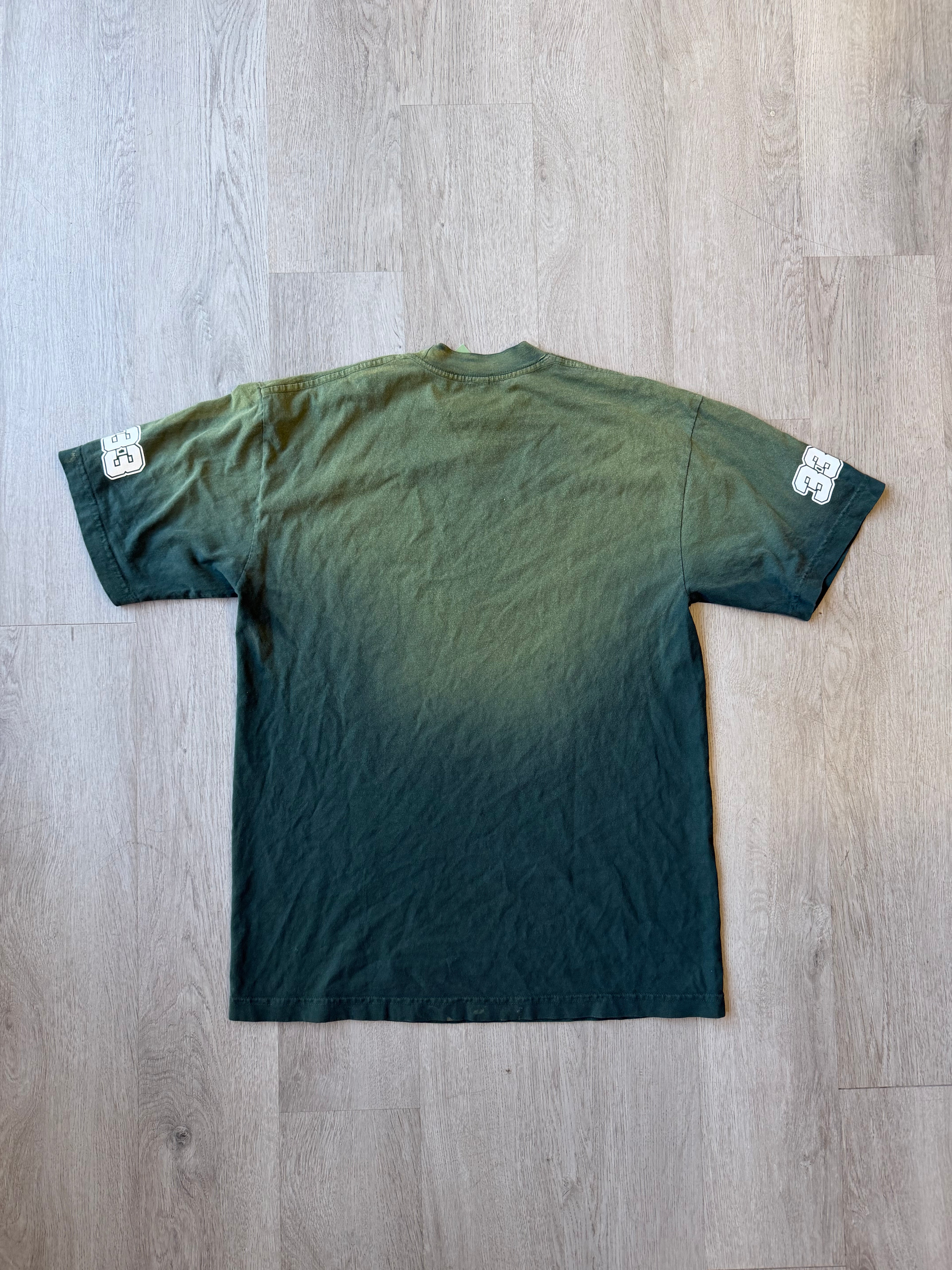 Half Evil 333 Faded Green Tee