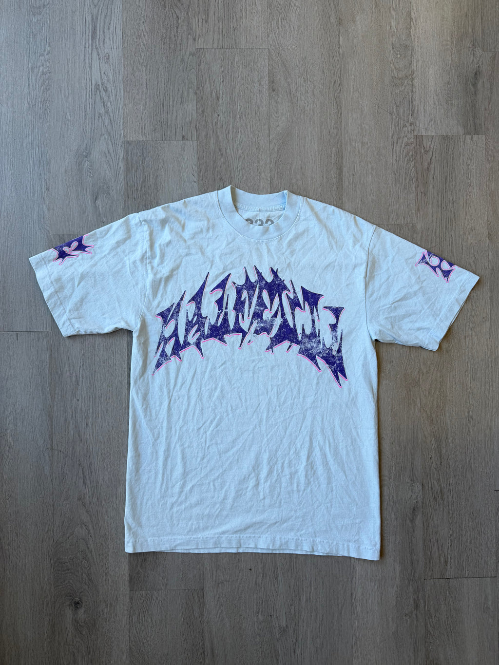 Half Evil 333 Light Blue Tee