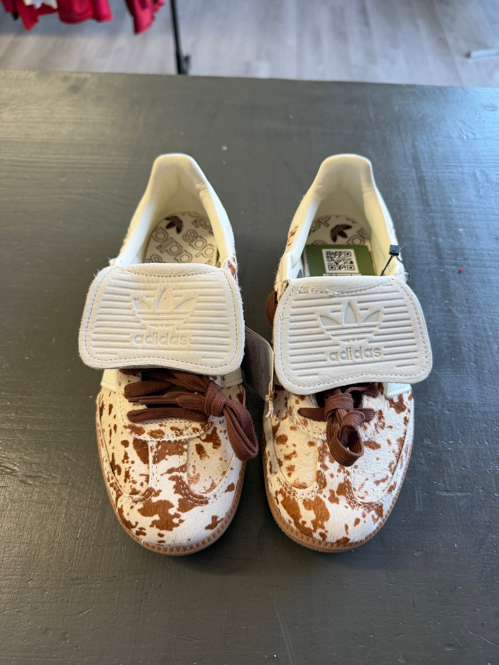 Women’s Adidas Samba LT Cow Print Sneakers