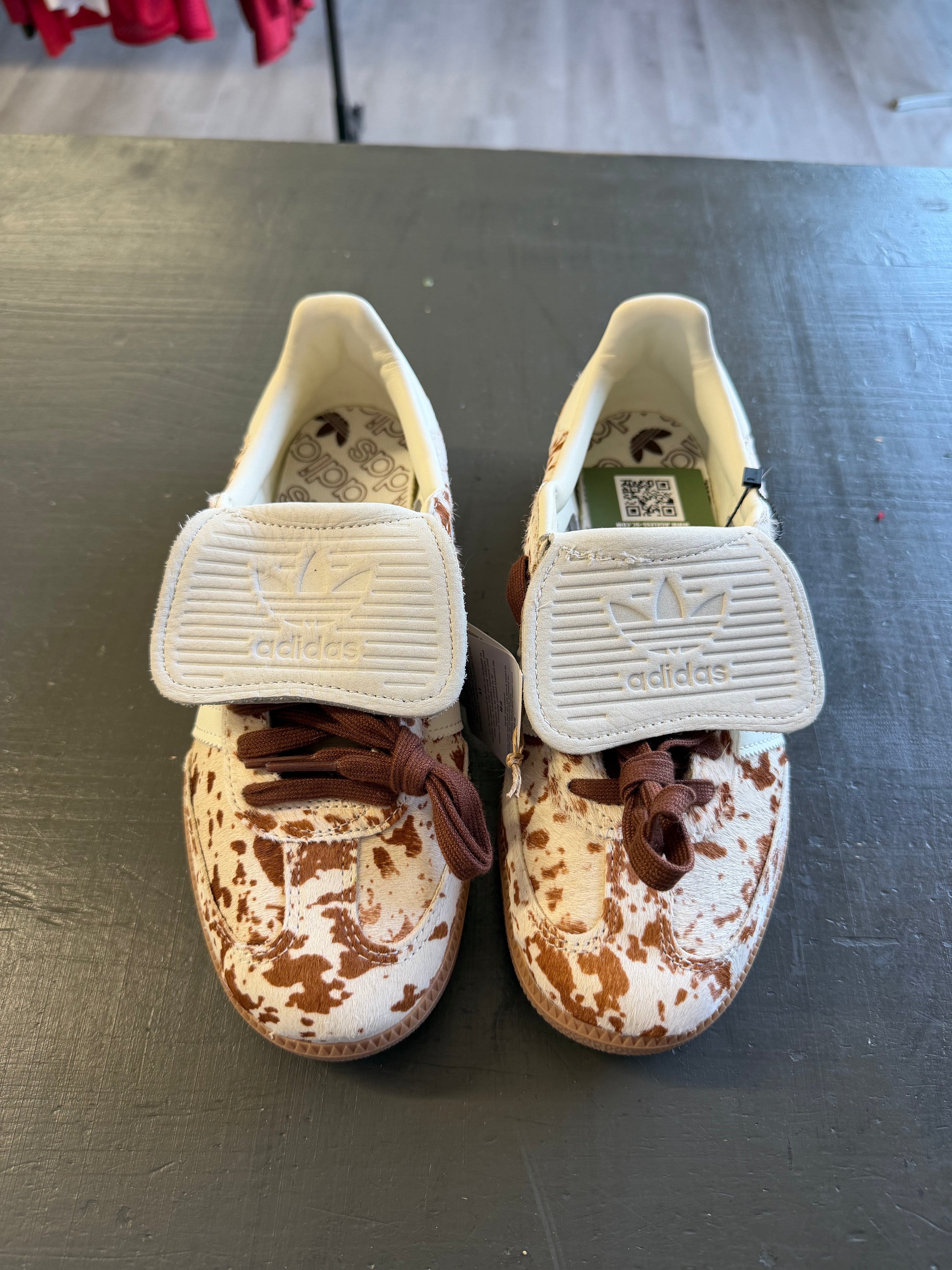 Women’s Adidas Samba LT Cow Print Sneakers