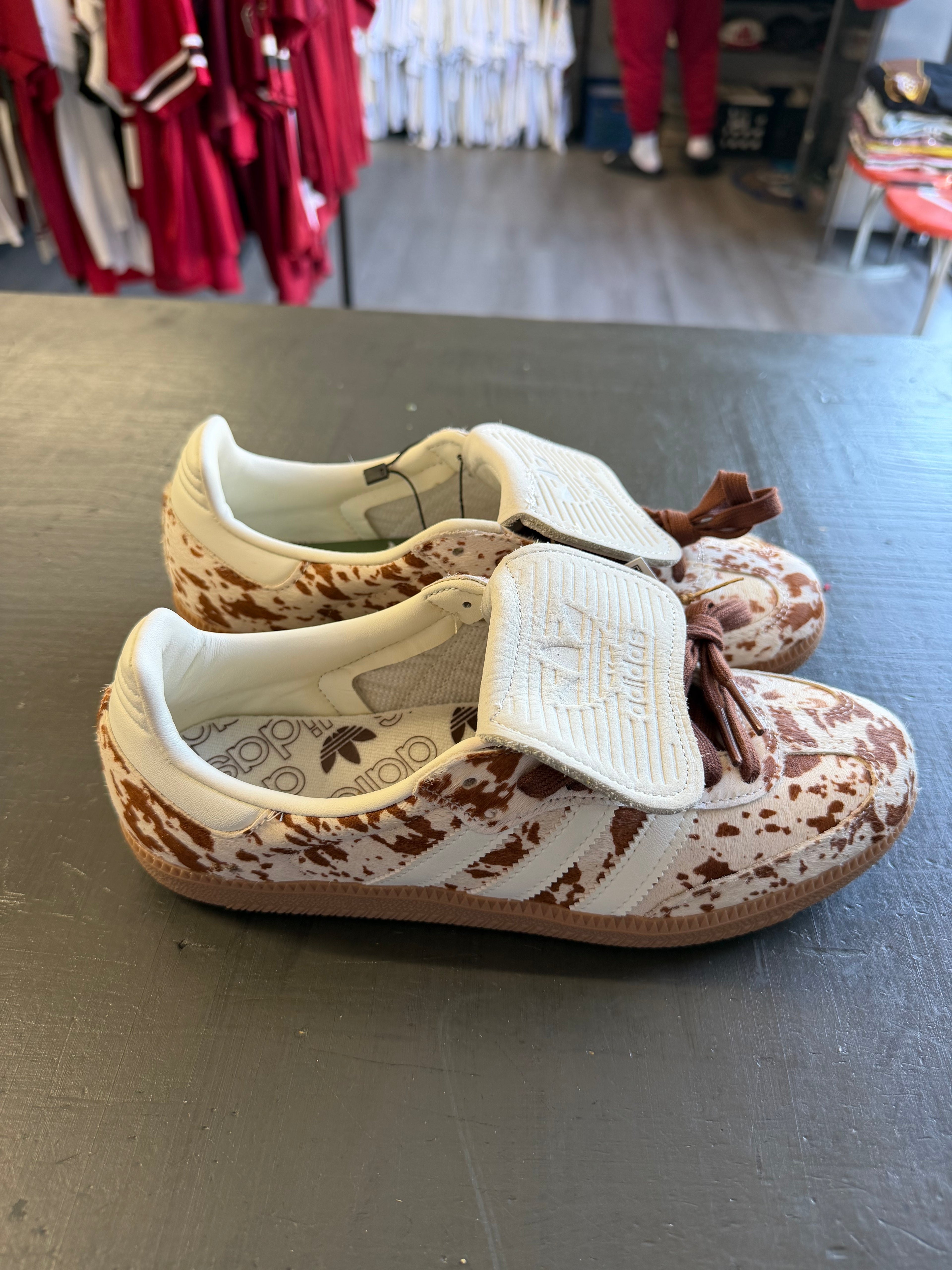 Women’s Adidas Samba LT Cow Print Sneakers
