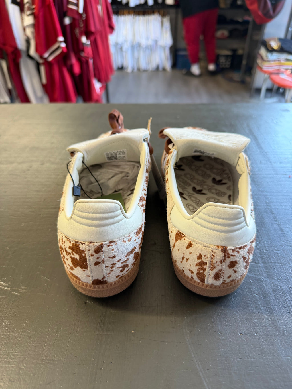 Women’s Adidas Samba LT Cow Print Sneakers