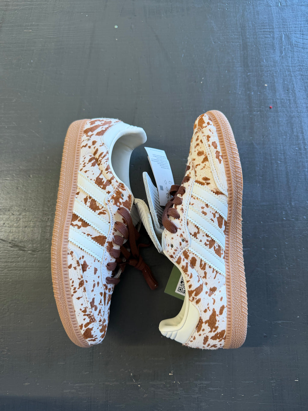 Women’s Adidas Samba LT Cow Print Sneakers