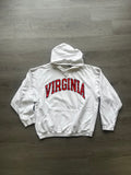 University of Virginia White Hooded Sweatshirt