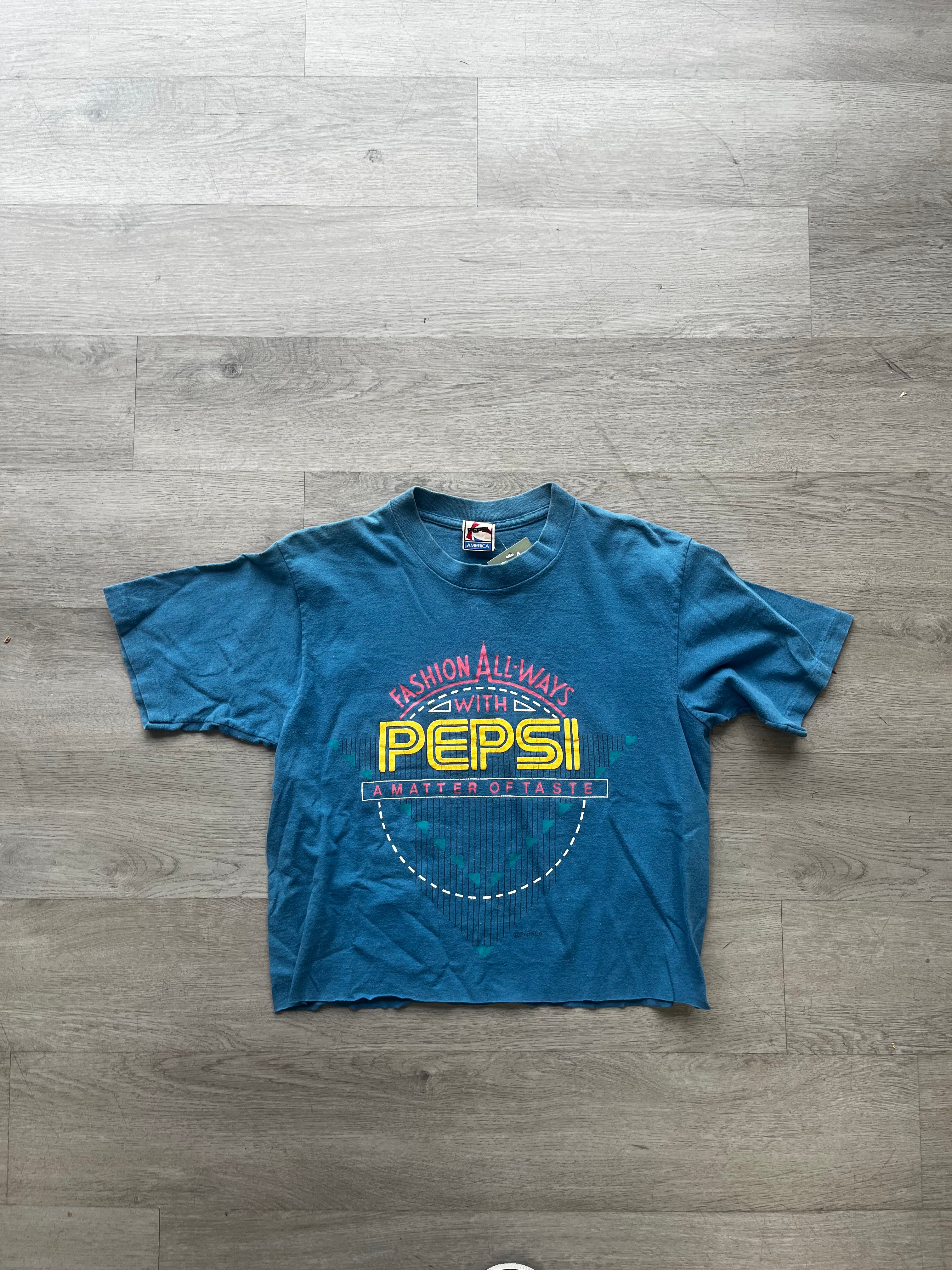 Vintage Cropped 90s Pepsi "The Next Generation" Tee