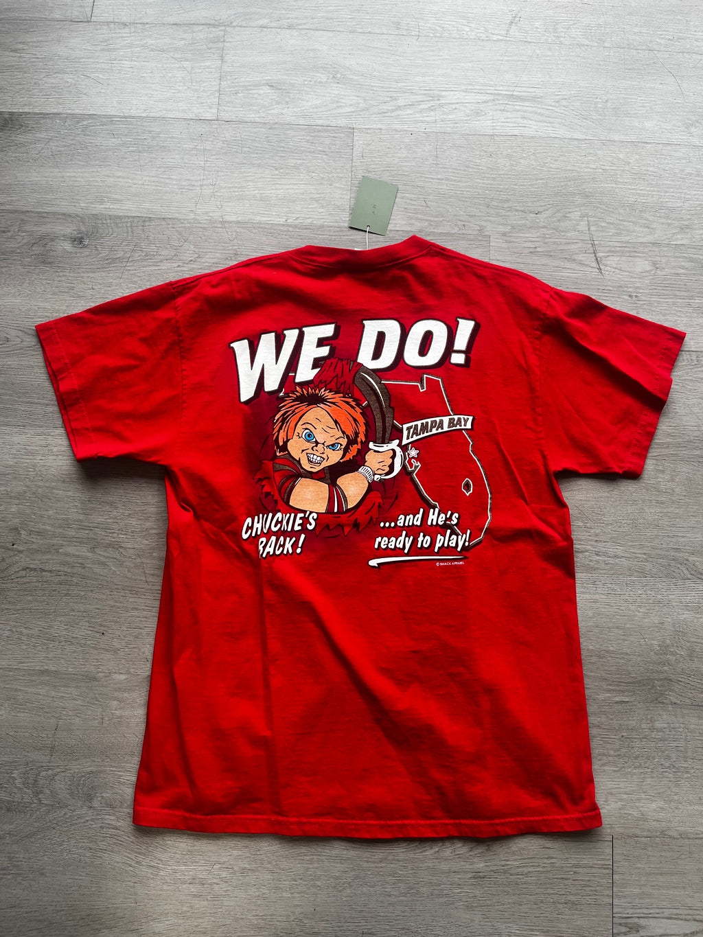 Vintage 90s “Chuckie’s Back!” Tampa Bay Buccaneers Tee