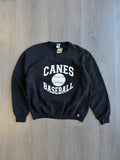 Canes Baseball Black Sweatshirt