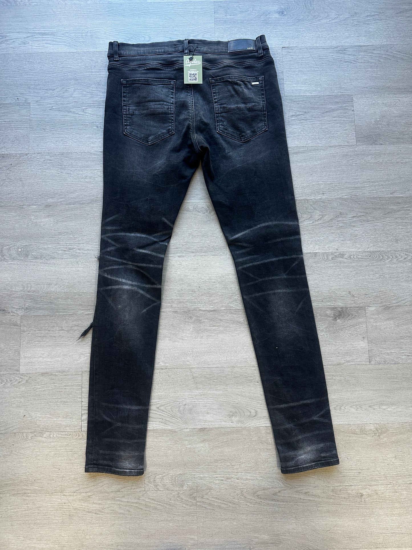 Pre-Owned Amiri MX1 Distressed