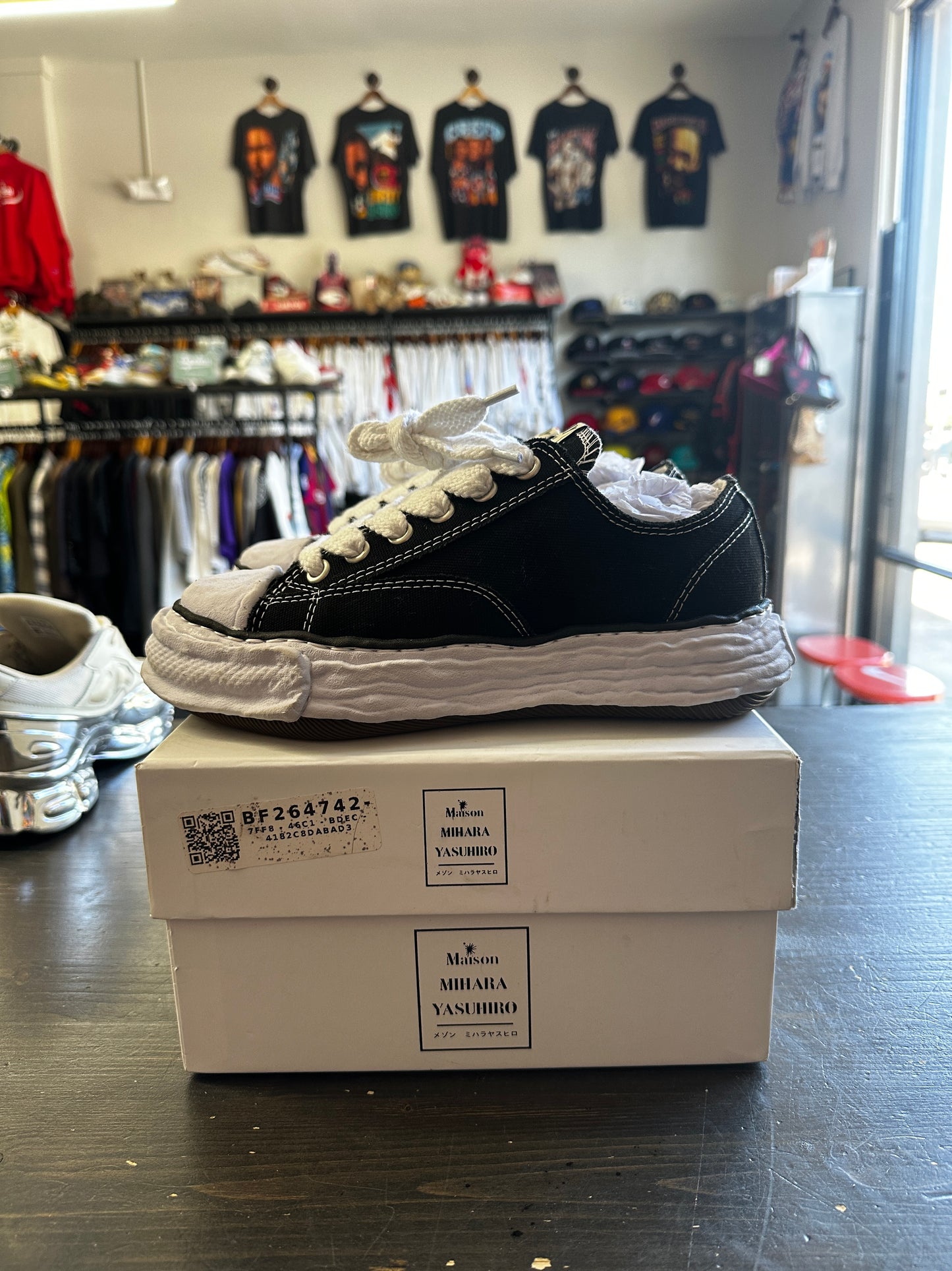 Pre-Owned Maison Mihara Yasuhiro Peterson OG Sole Canvas Low