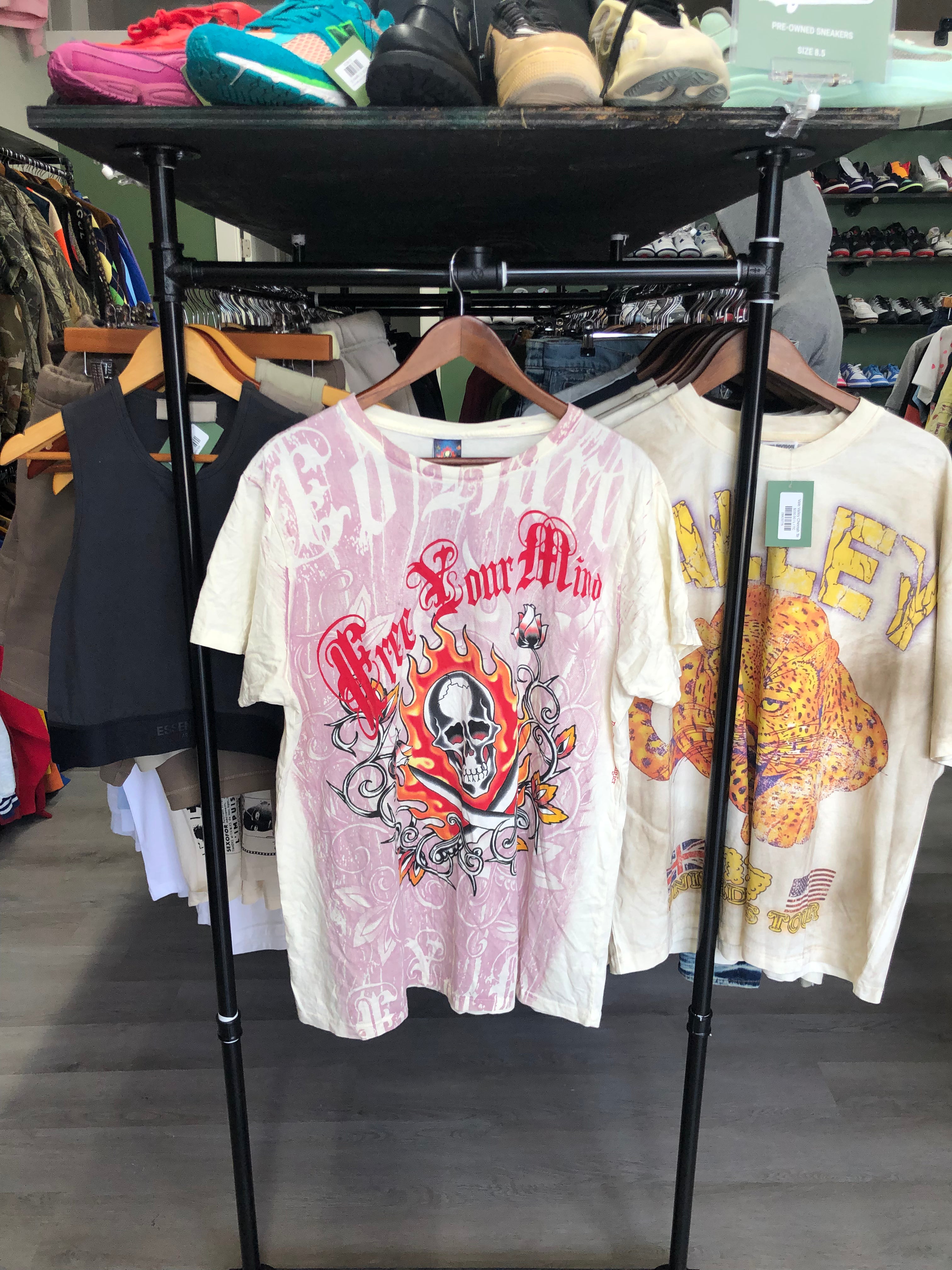 Vintage Ed Hardy Fire Your Mind Tee