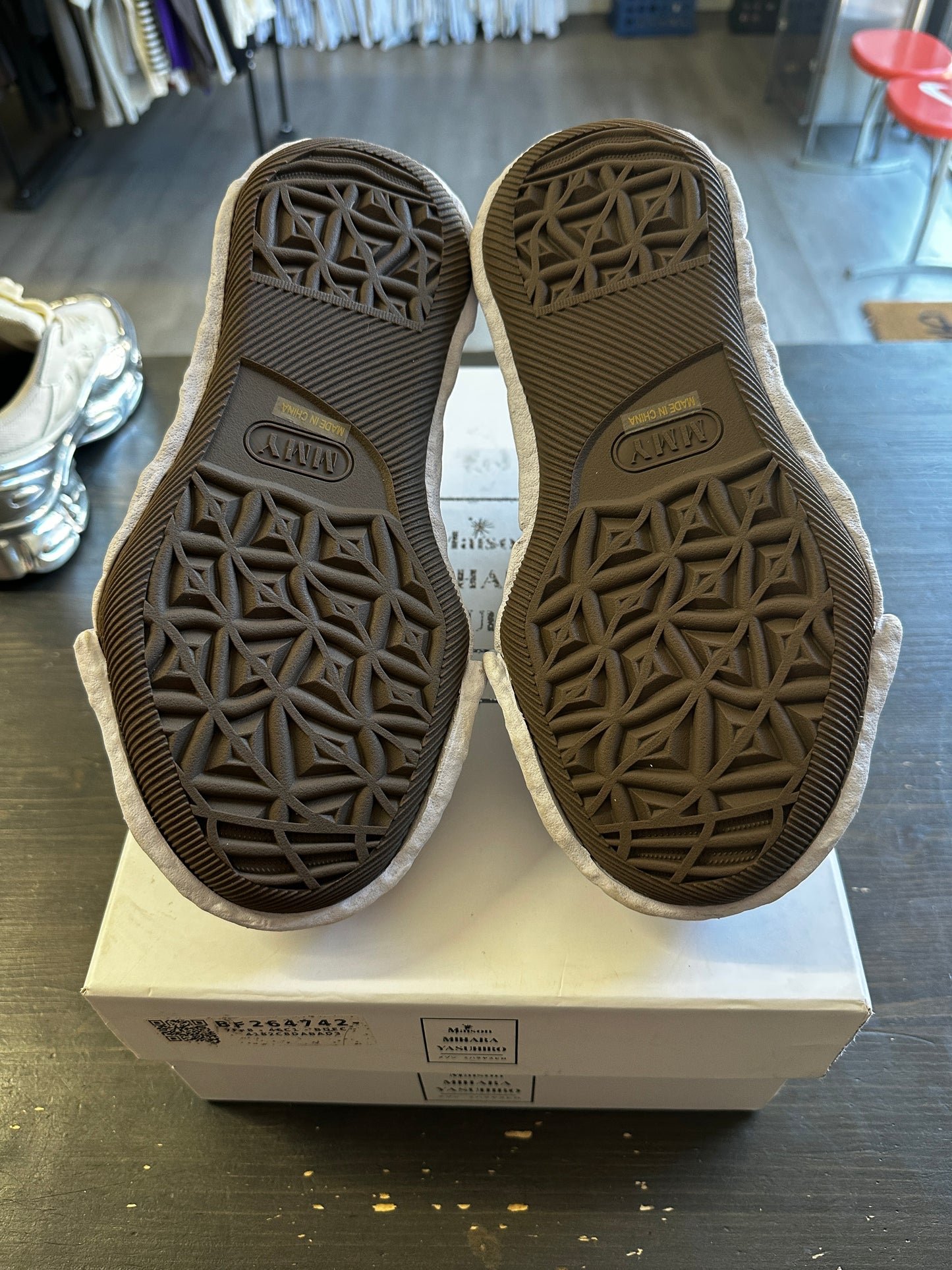 Pre-Owned Maison Mihara Yasuhiro Peterson OG Sole Canvas Low