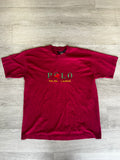 Vintage Red Polo Ralph Lauren Tee