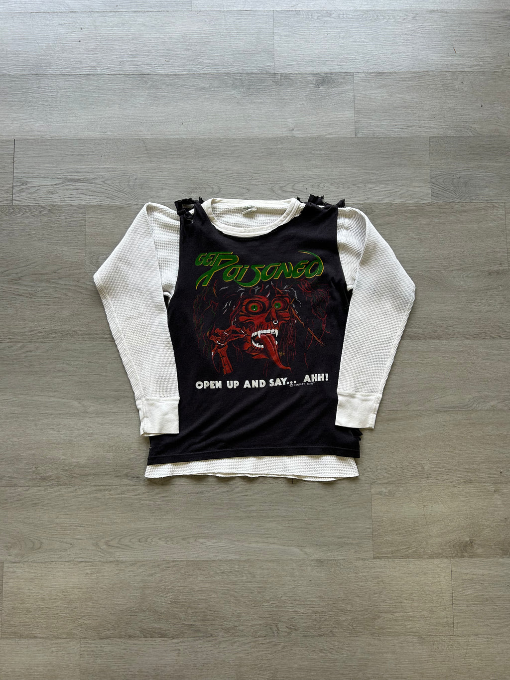 Vintage Poison Waffle Thermal Longsleeve