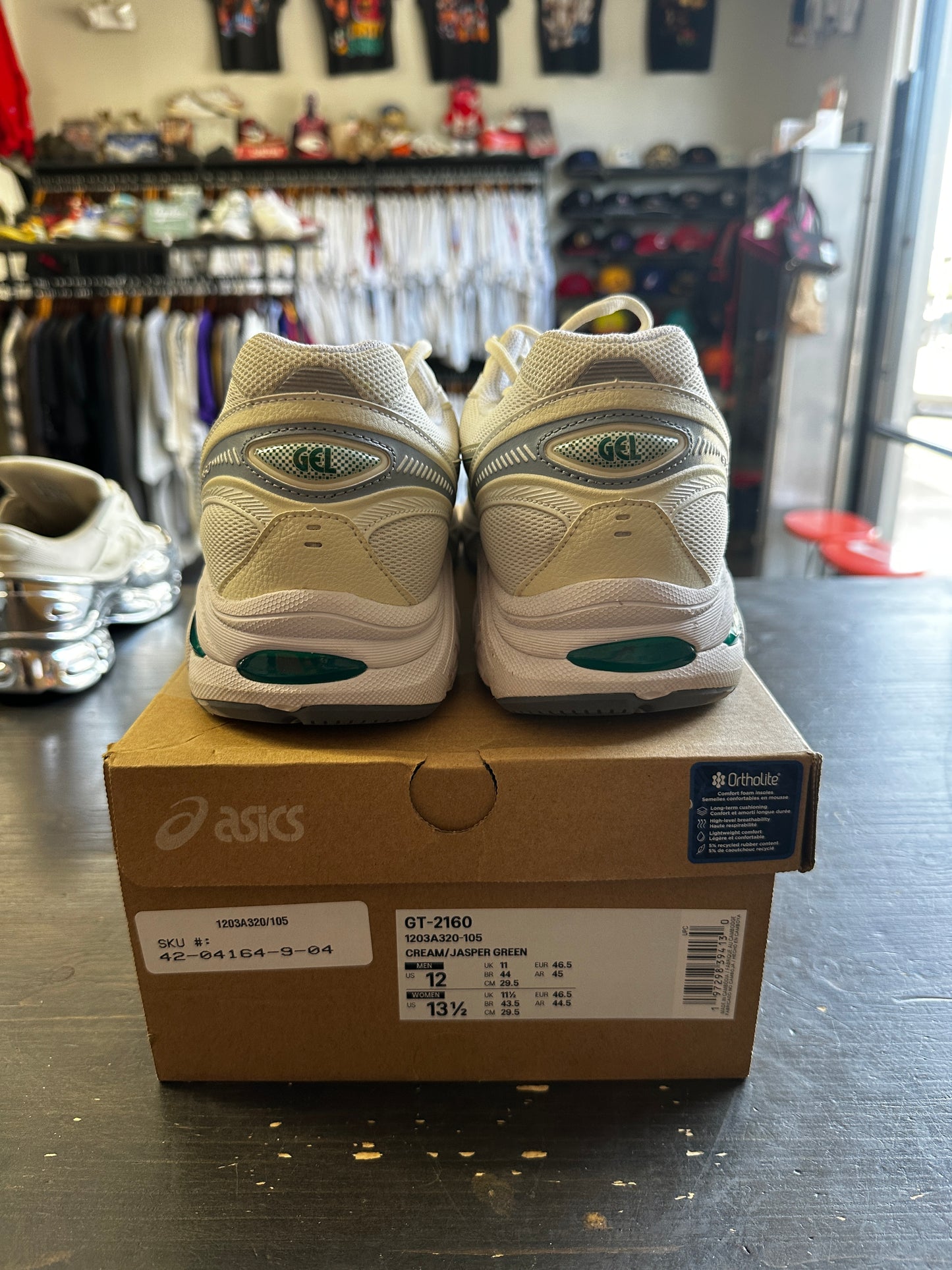 Pre-Owned ASICS GT-2160 Cream Jasper Green