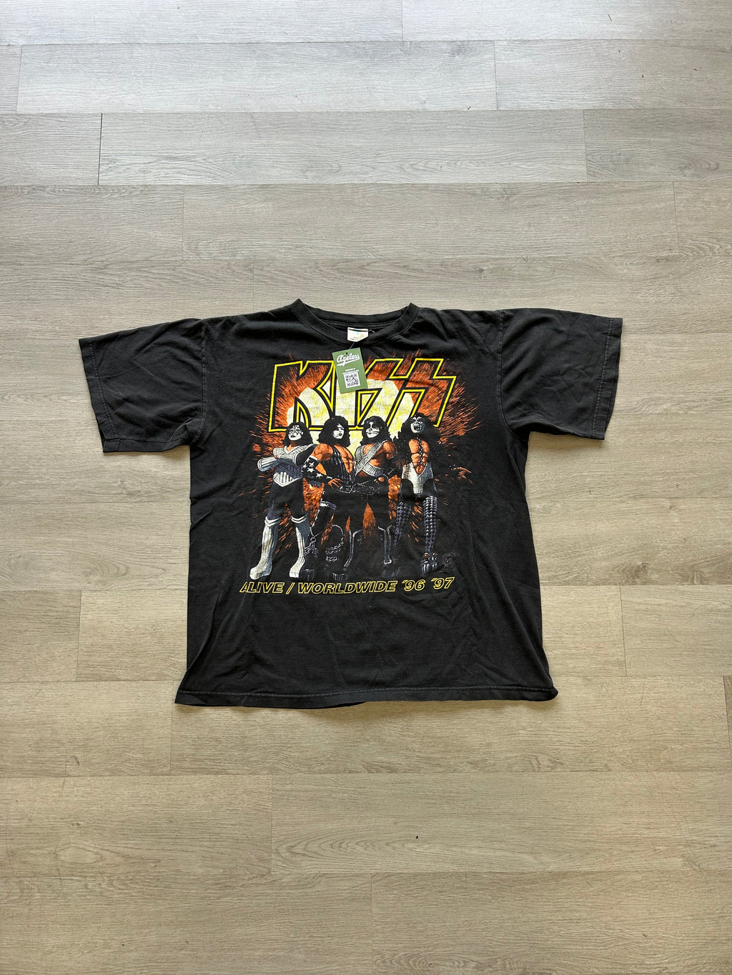 Vintage Kiss Alive/Worldwide I Was There Columbia SC Tee