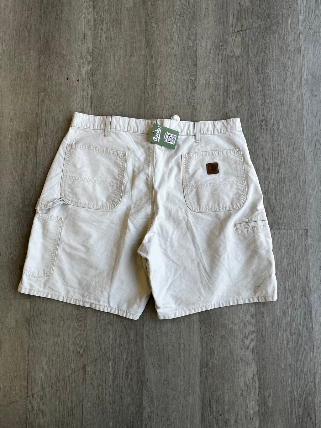 Off White Carhartt Canvas Carpenter Shorts
