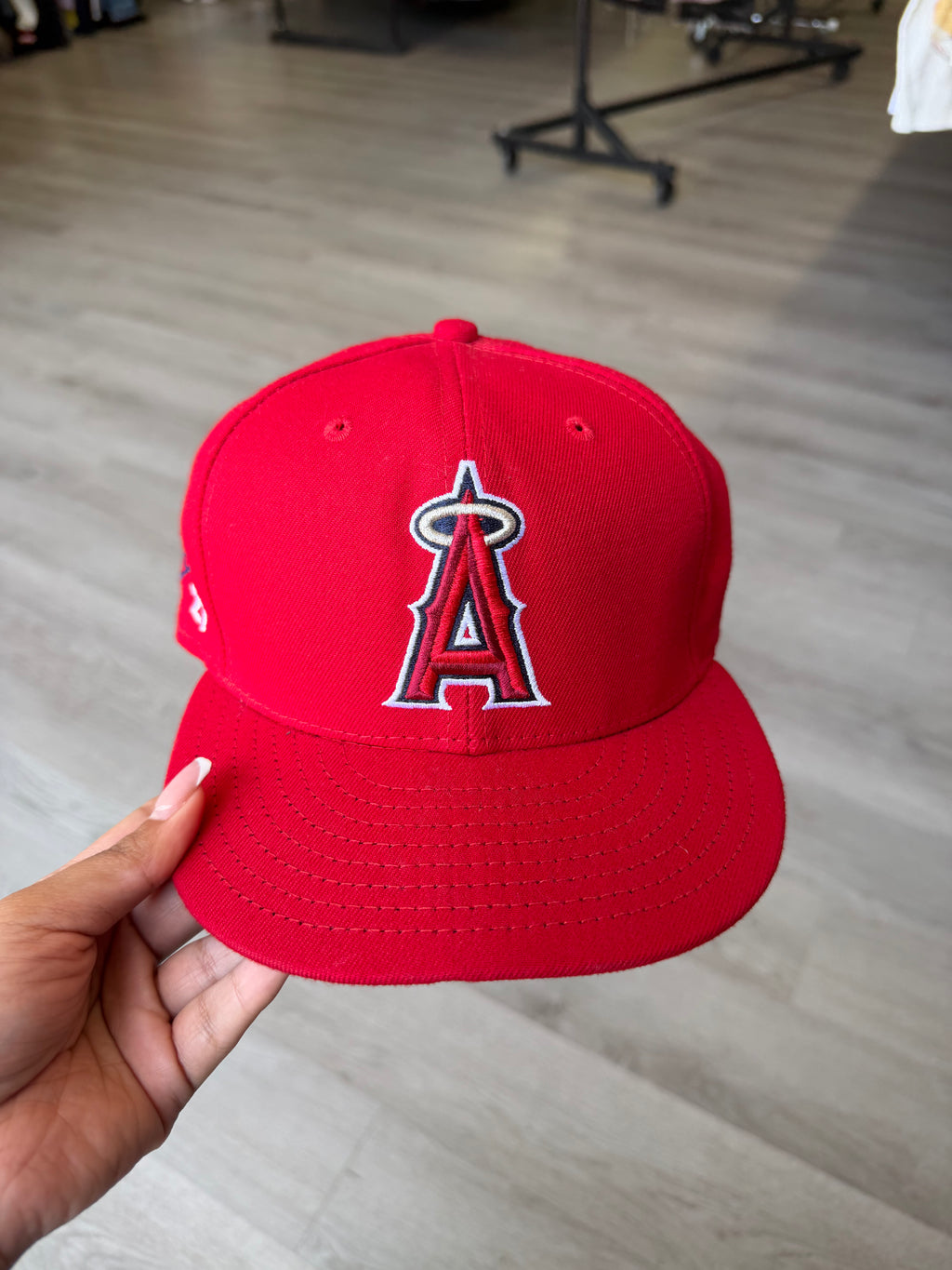 New Era Los Angeles Angels Red Fitted Hat