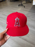 New Era Los Angeles Angels Red Fitted Hat