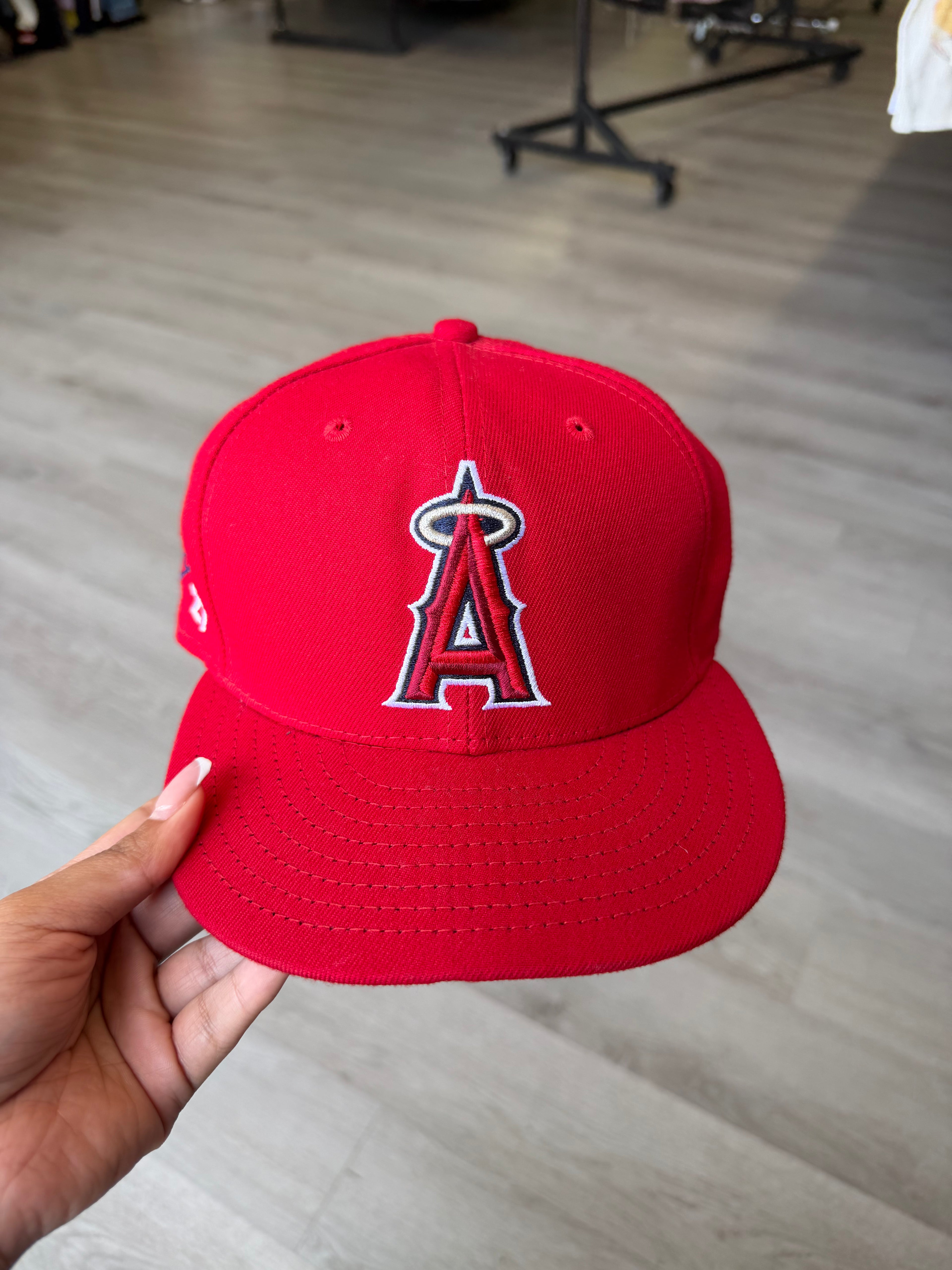 New Era Los Angeles Angels Red Fitted Hat