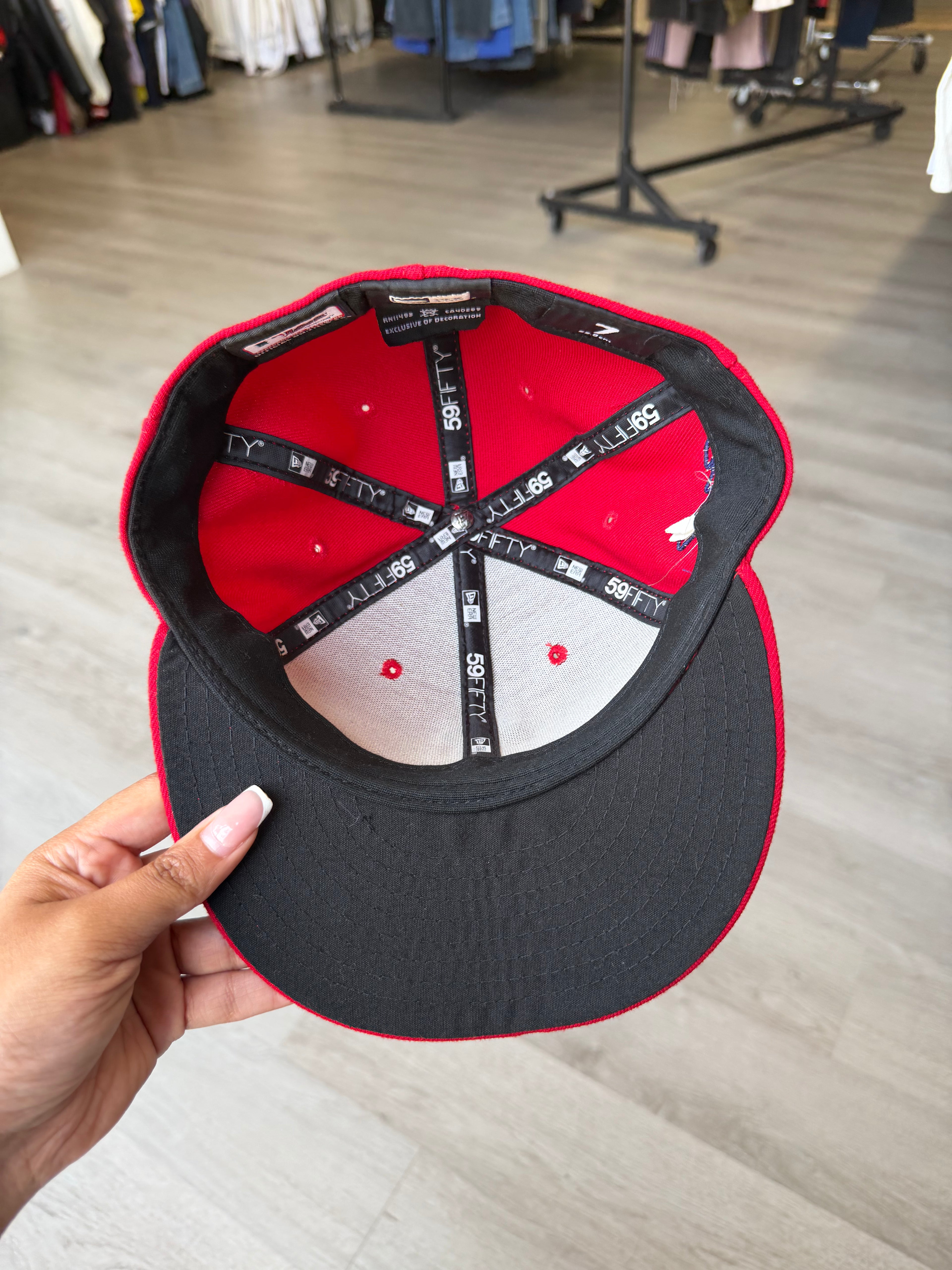 New Era Los Angeles Angels Red Fitted Hat