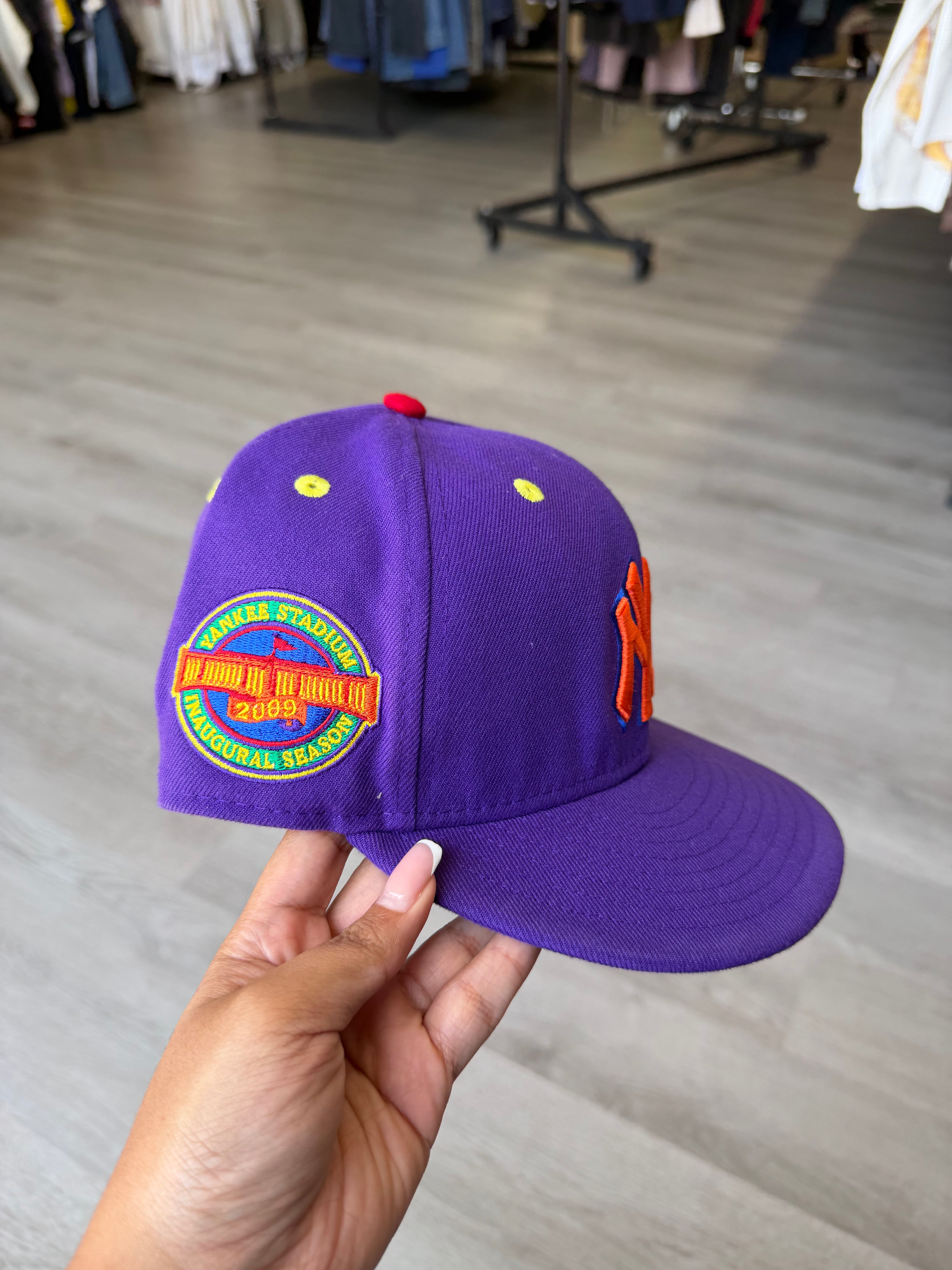New Era New York Yankees Purple Fitted Hat