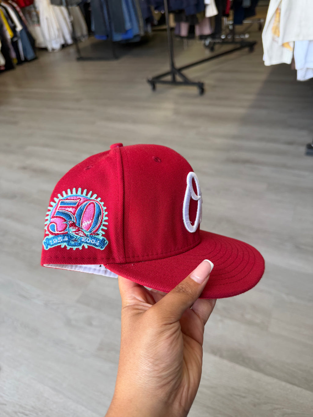 New Era Baltimore Orioles Red Fitted Hat