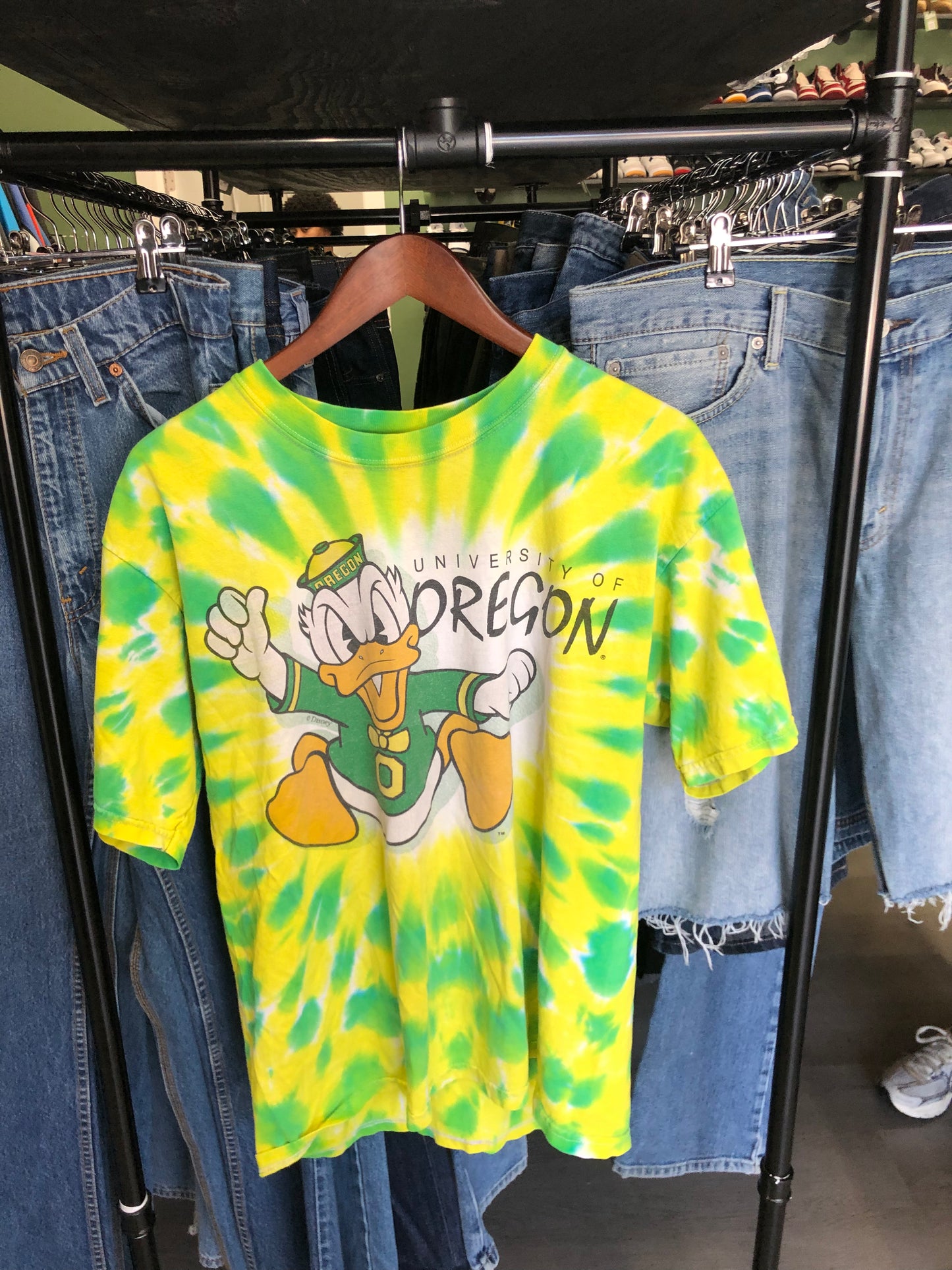 Vintage University of Oregon Tie Dye Tee