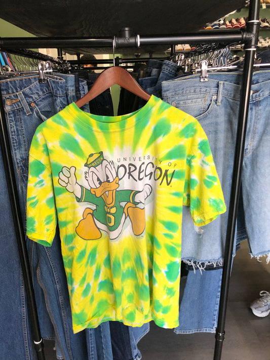 Vintage University of Oregon Tie Dye Tee