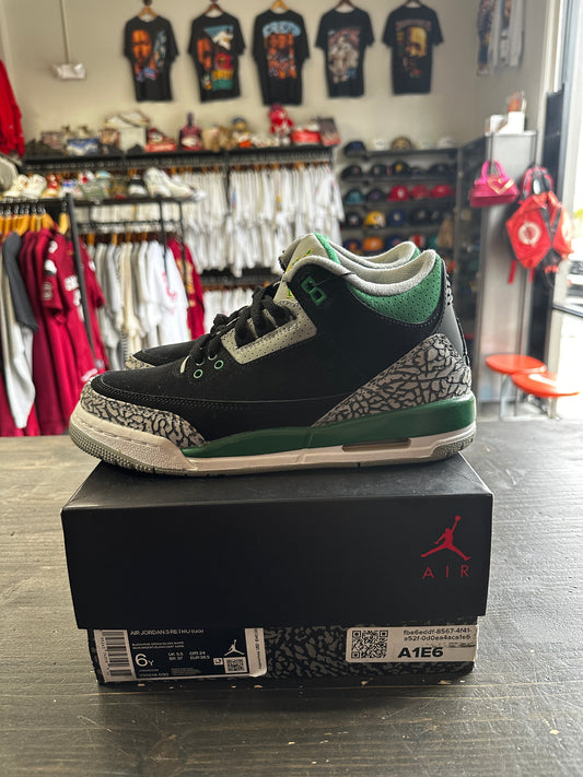 Pre-Owned Jordan 3 Retro Pine Green (GS)