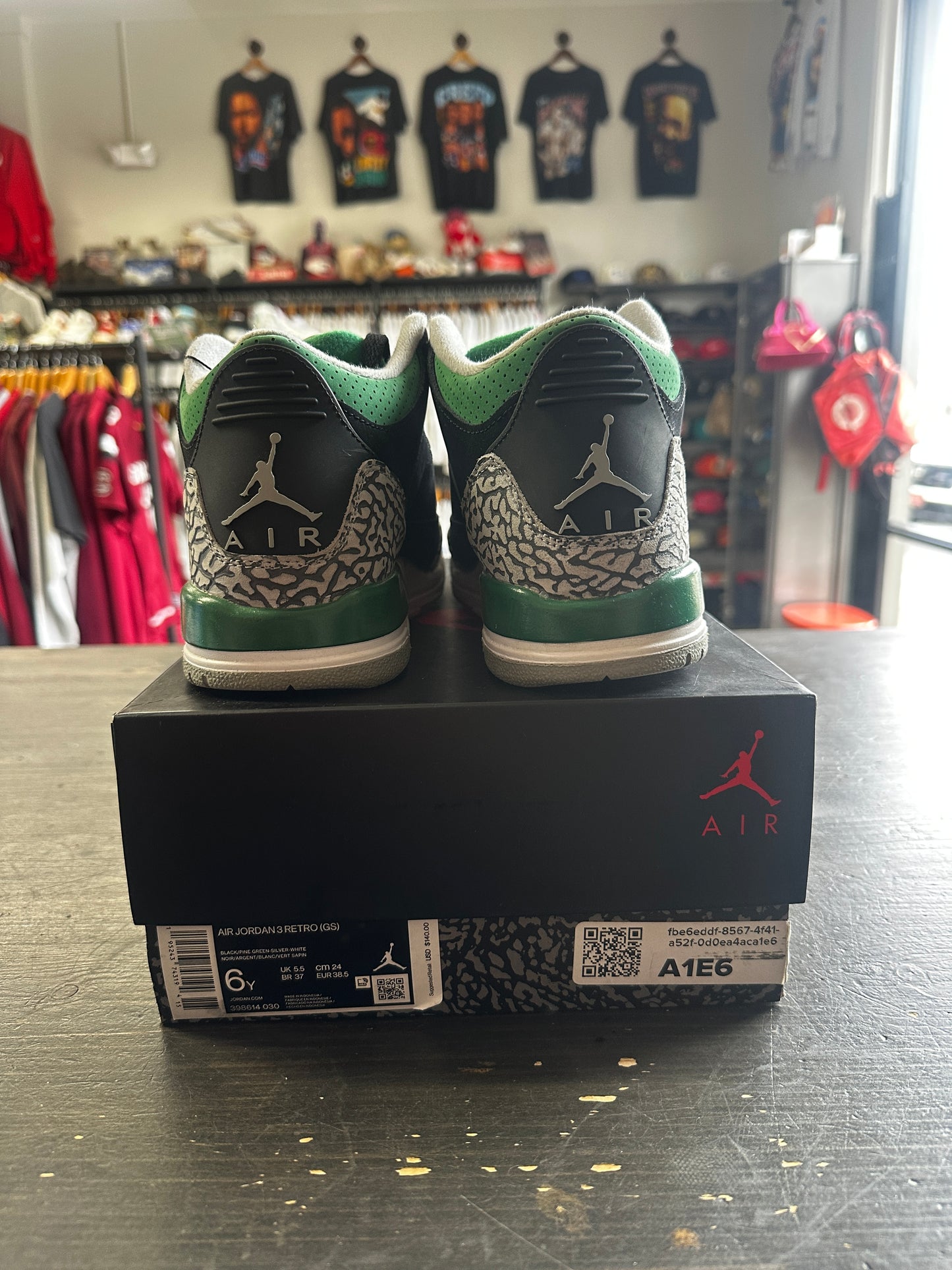 Pre-Owned Jordan 3 Retro Pine Green (GS)