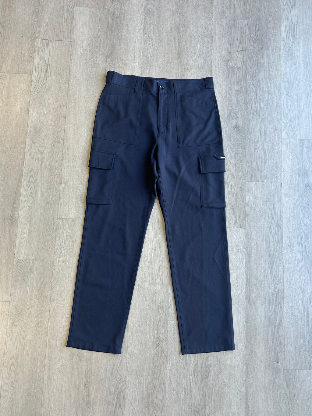 Louis Vuitton Dark Navy Signature Cargo Pants
