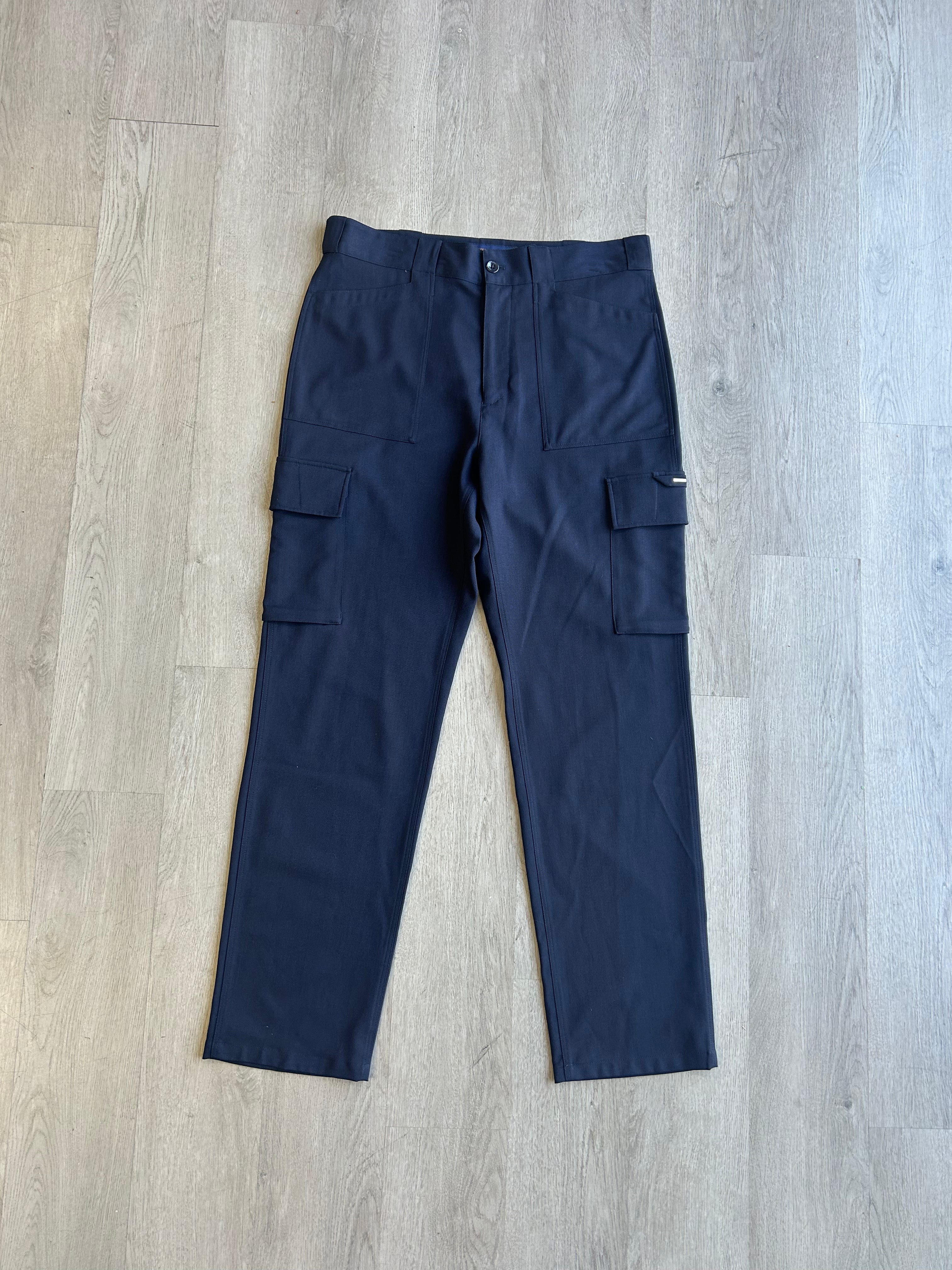 Louis Vuitton Dark Navy Signature Cargo Pants