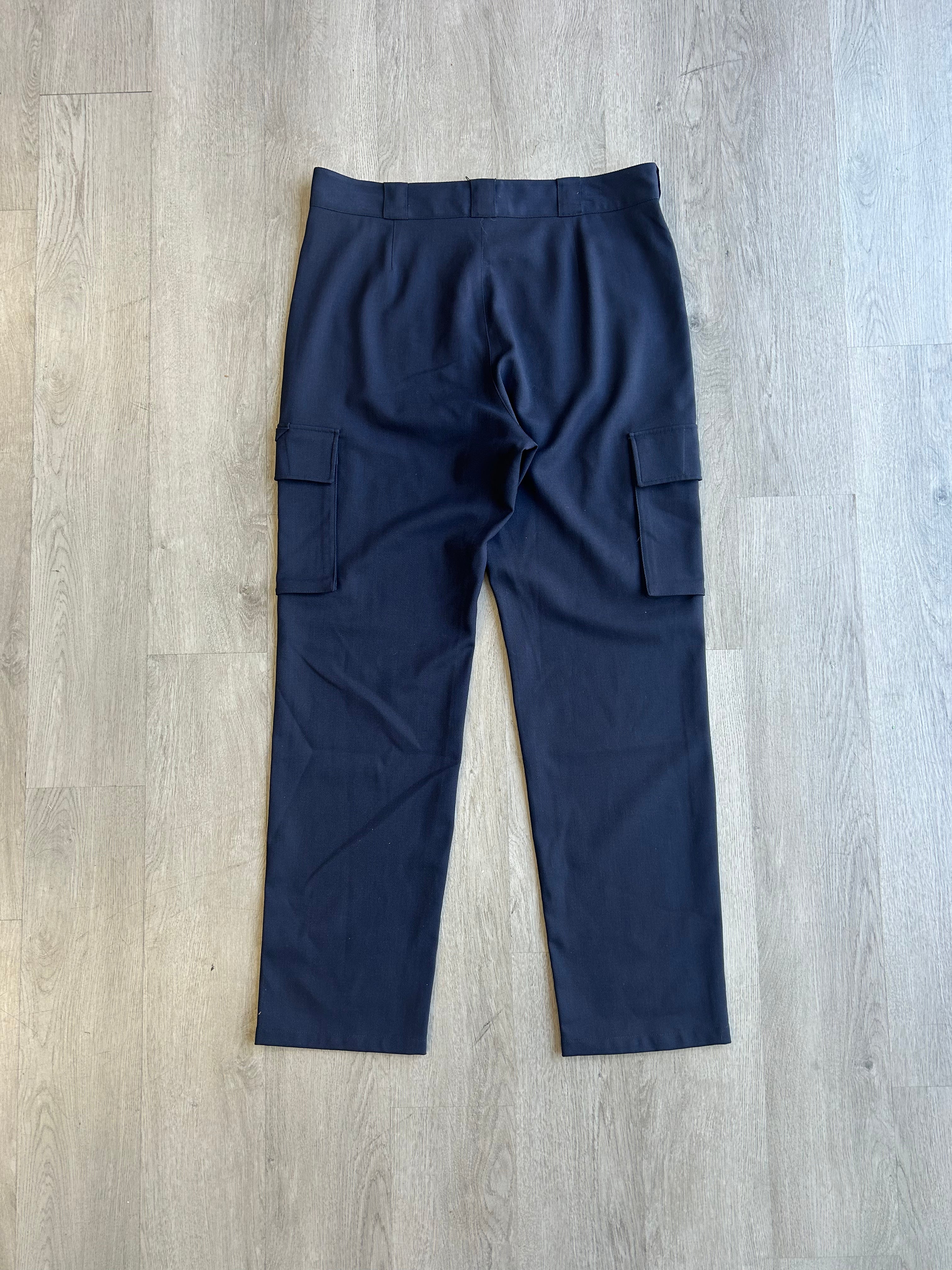 Louis Vuitton Dark Navy Signature Cargo Pants