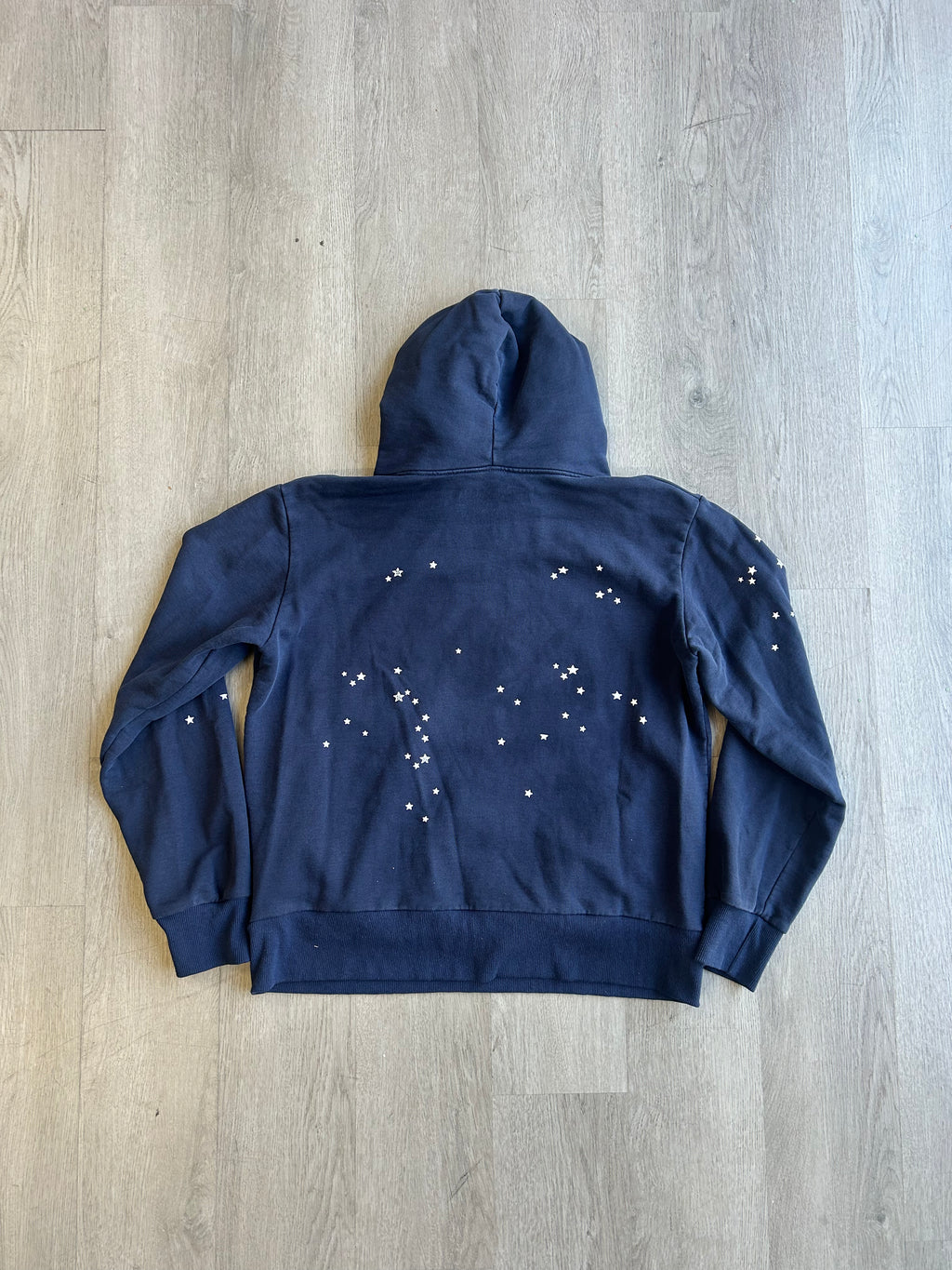 Pre-Owned Sp5der Atlanta Hoodie Navy