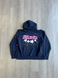 Pre-Owned Sp5der Atlanta Hoodie Navy