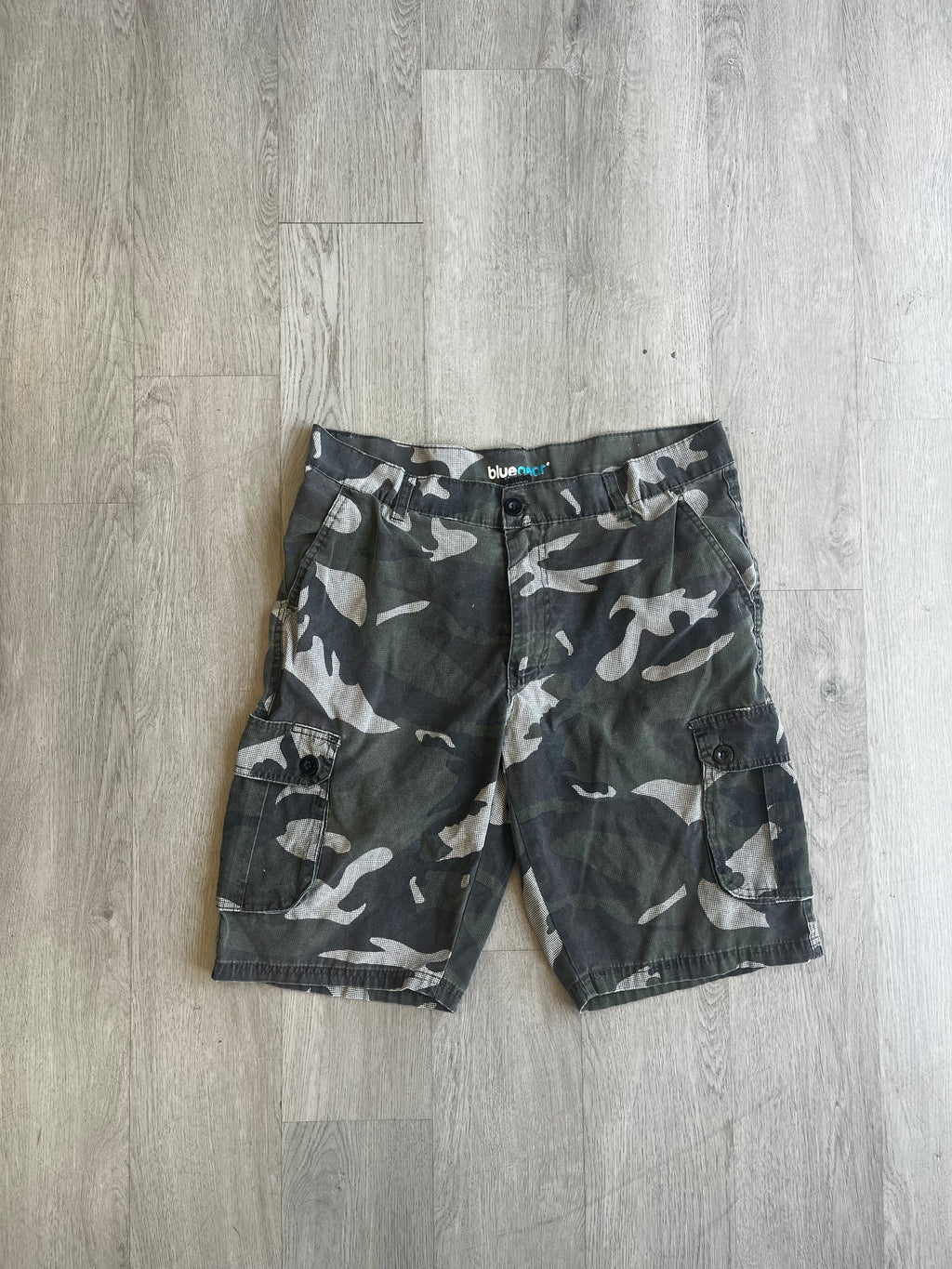 Bluegear Black Camouflage Cargo Shorts