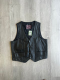Embroidered American Eagle Black Biker Jacket