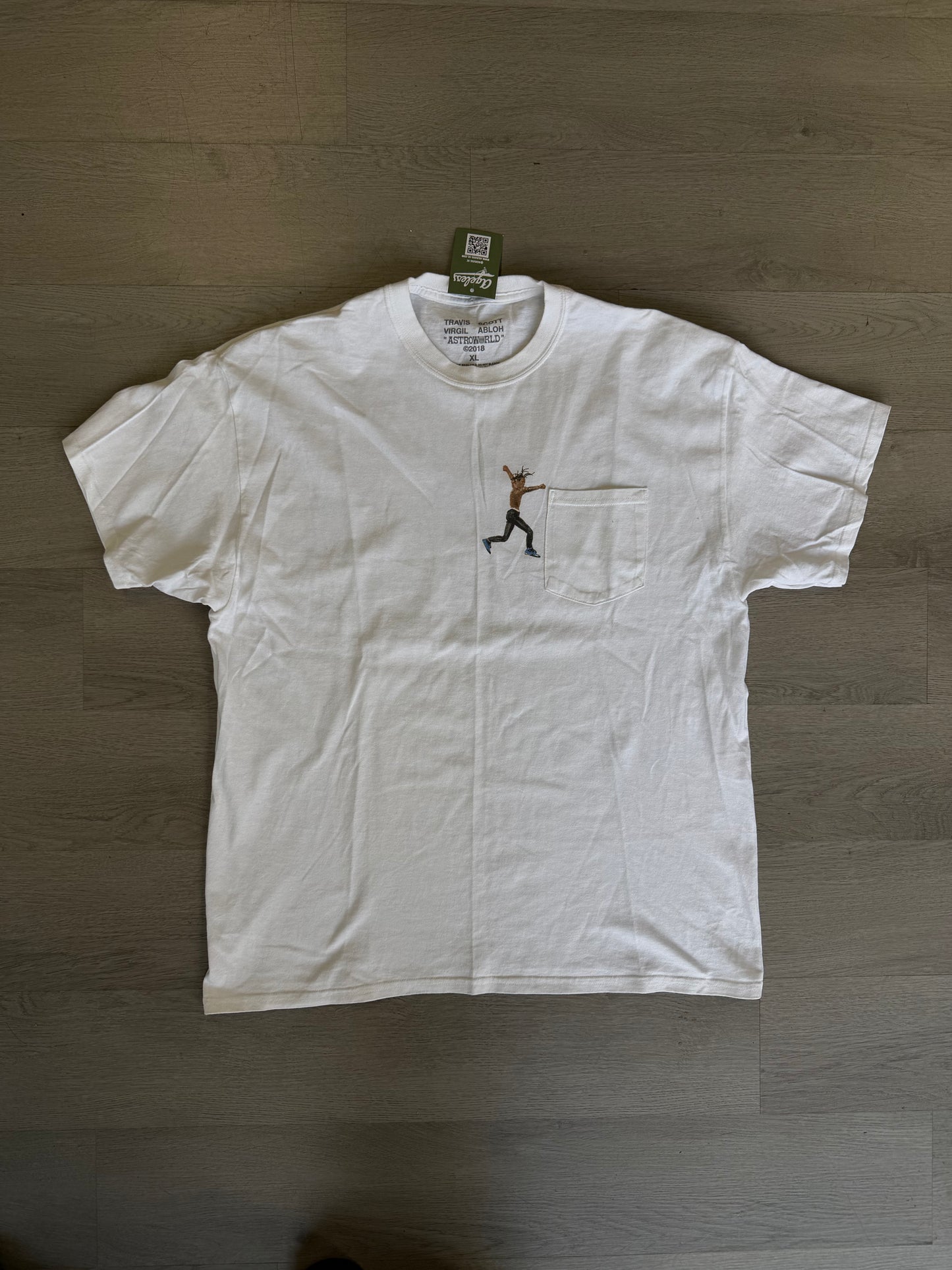 Travis Scott x Virgil Abloh Jordan 4 Pocket Tee