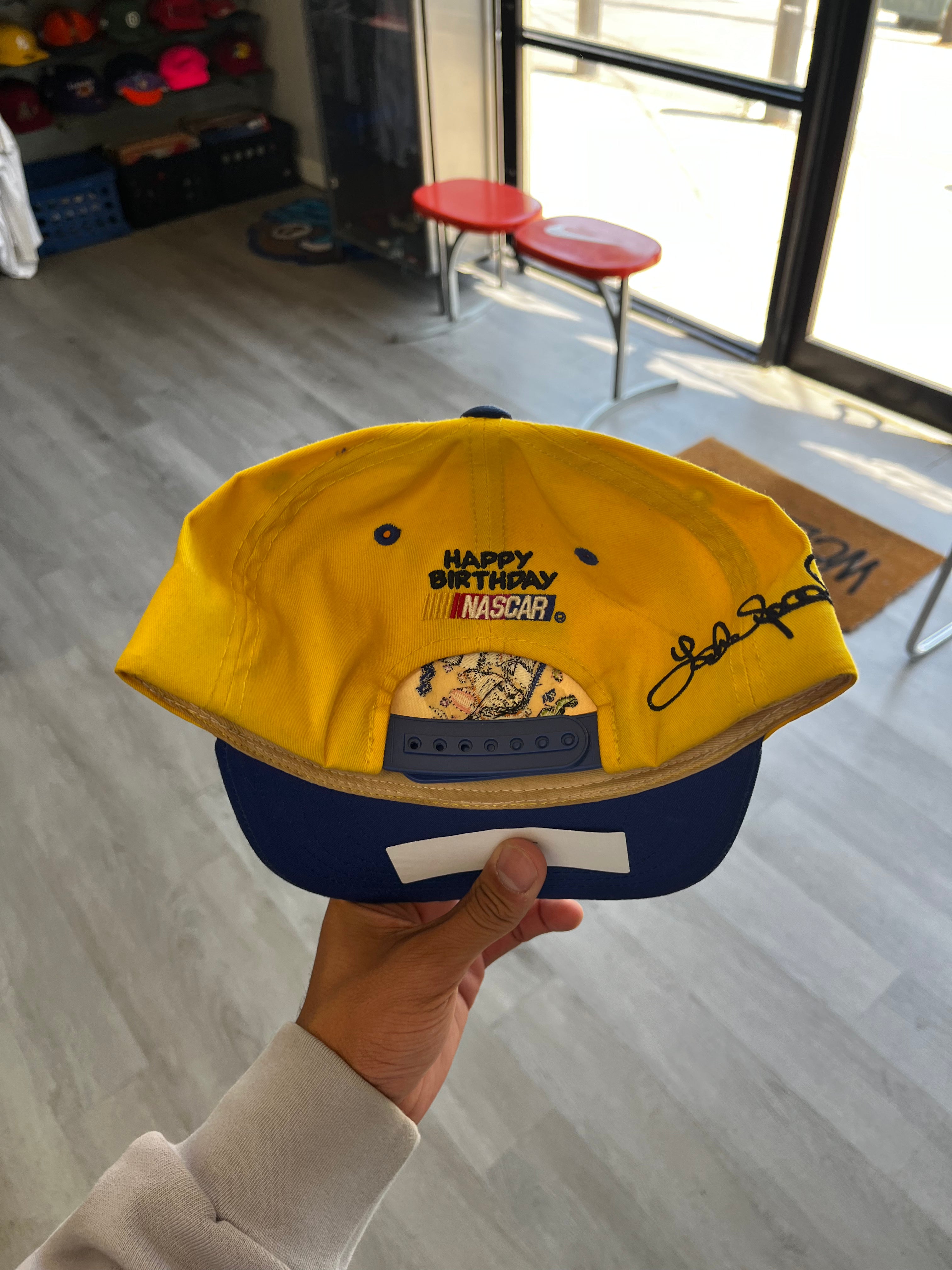 Vintage Tom & Jerry 9 NASCAR Happy Birthday Snapback Hat