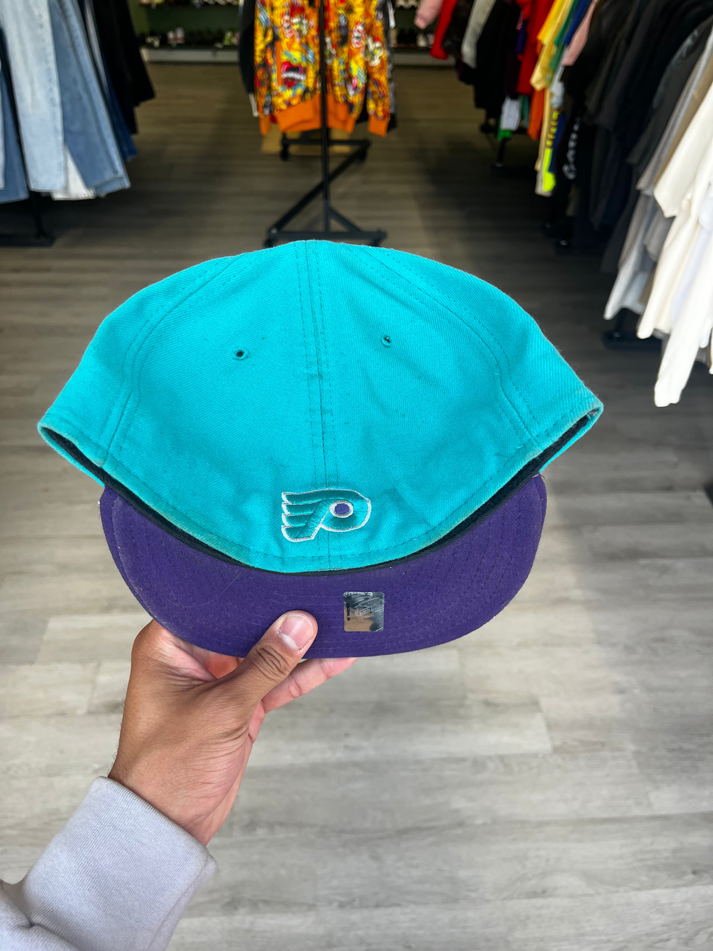 New Era Philadelphia Flyers Teal And Purple Fitted