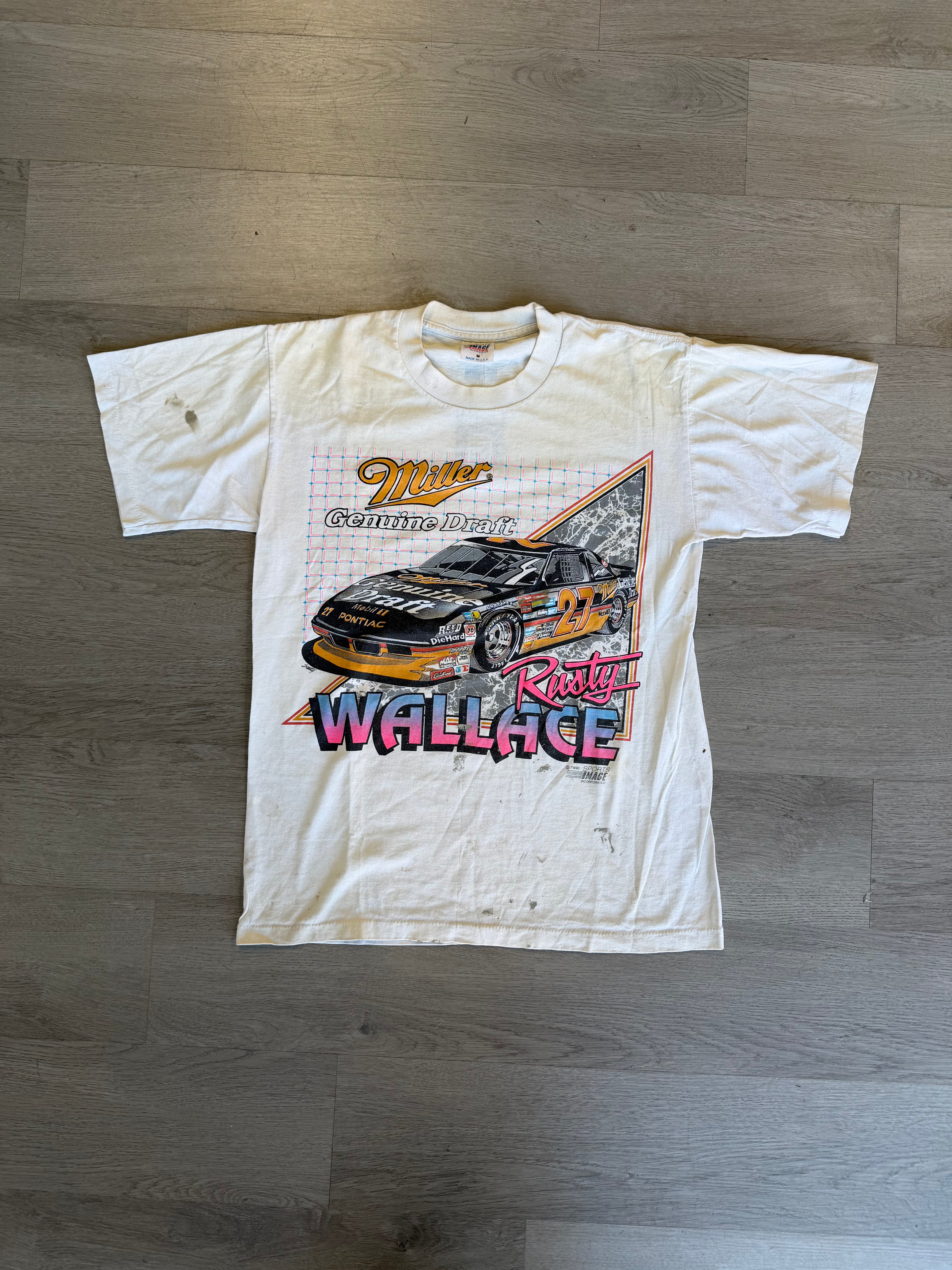 Vintage Rusty Wallace Miller Lite Tee