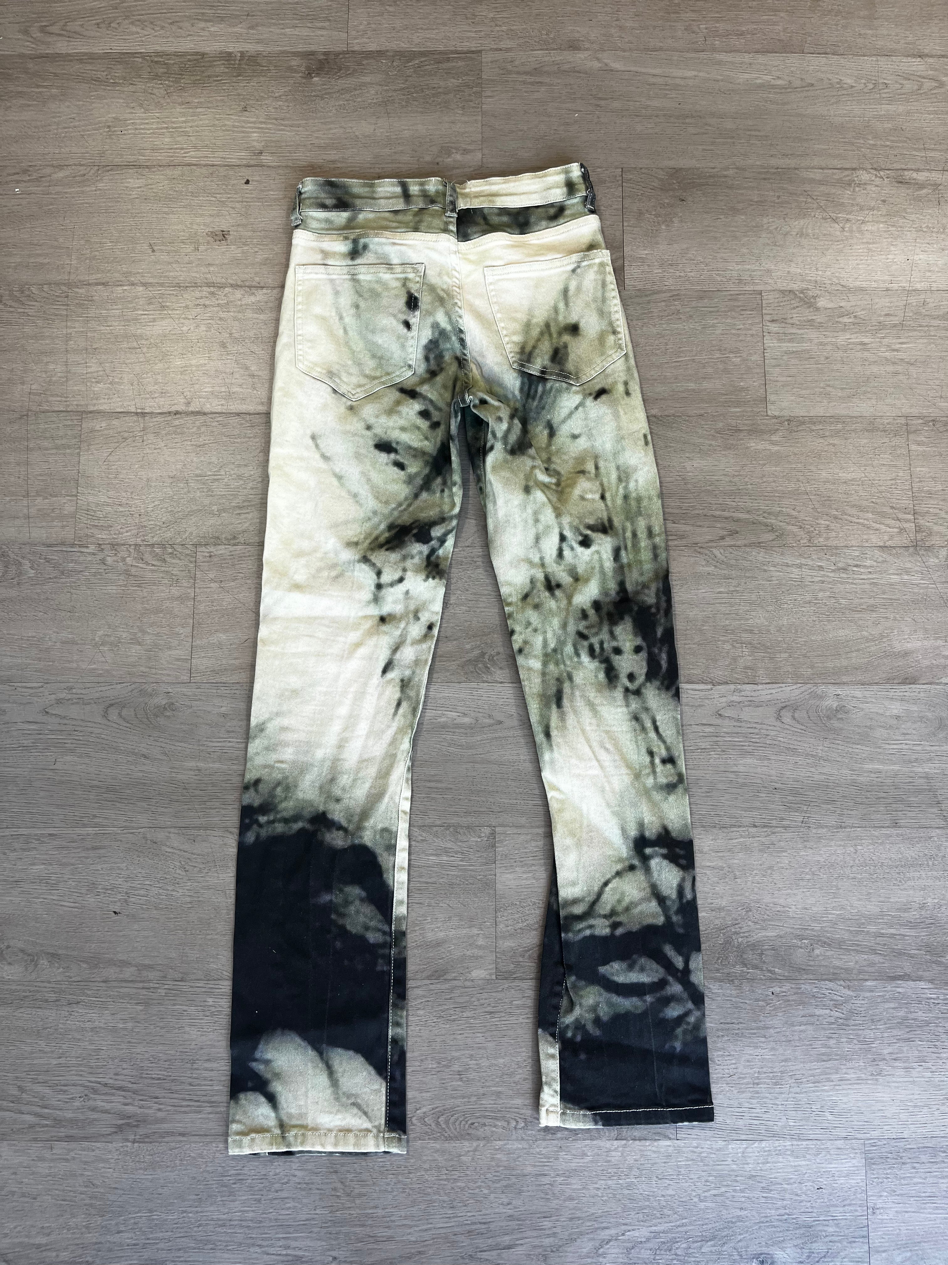 Youthhood Dark and Light Tie-Die Denim Jeans