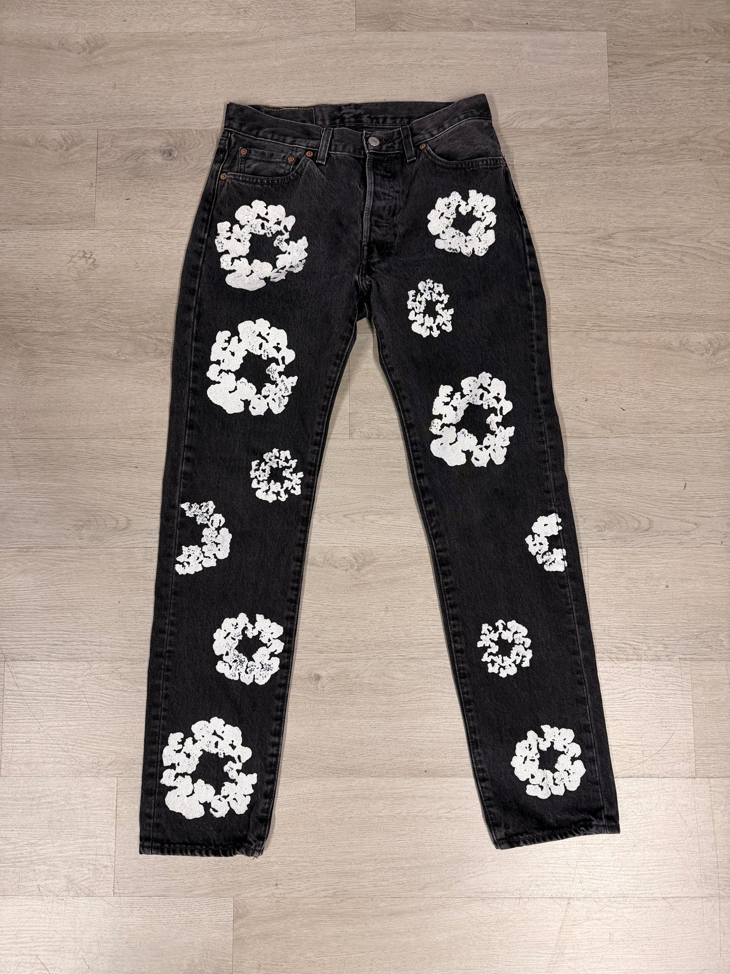 Pre-Owned Denim Tears x Levi’s Cotton Wreath Jeans